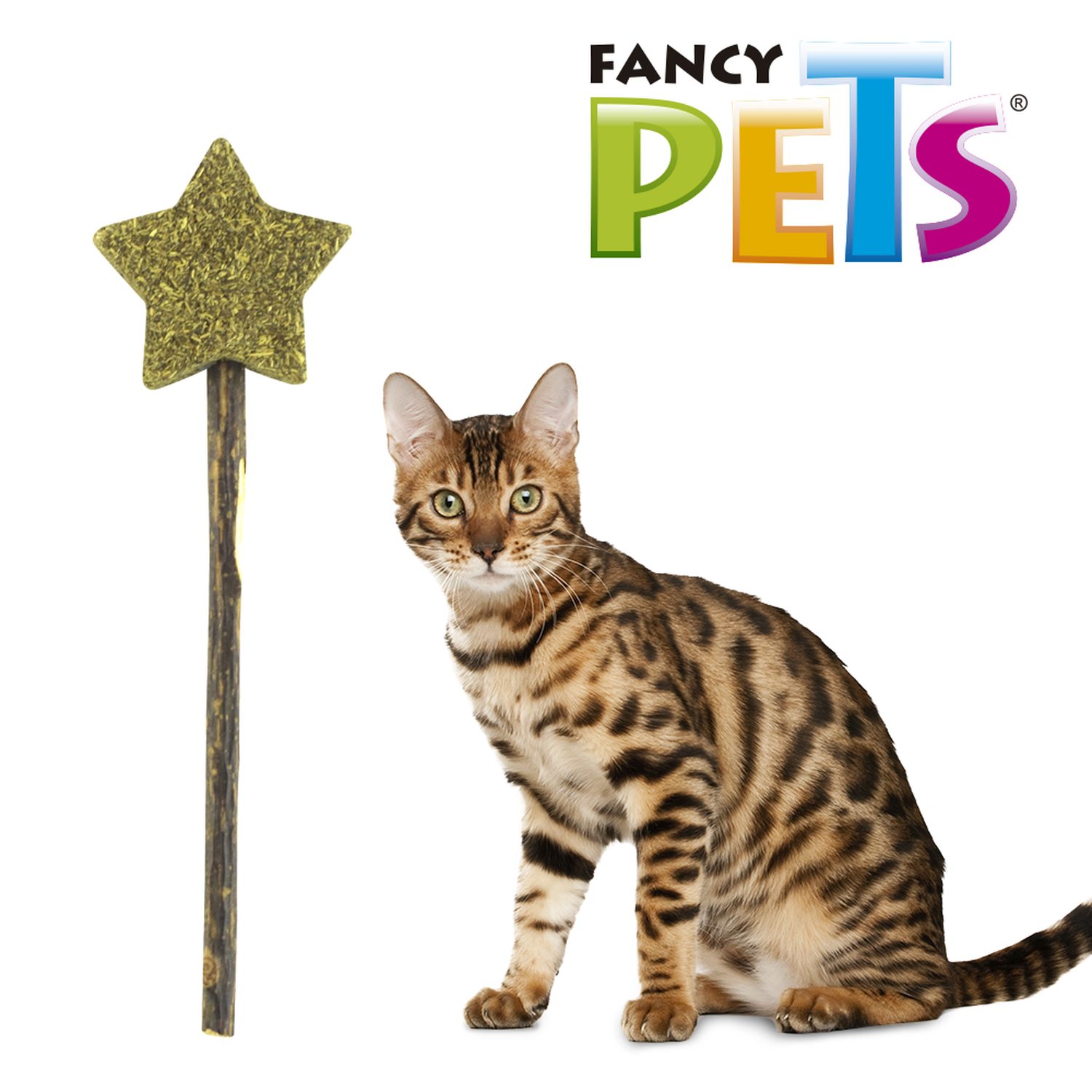 Fancy Pets juguete gato con catnip matatabi paleta estrella