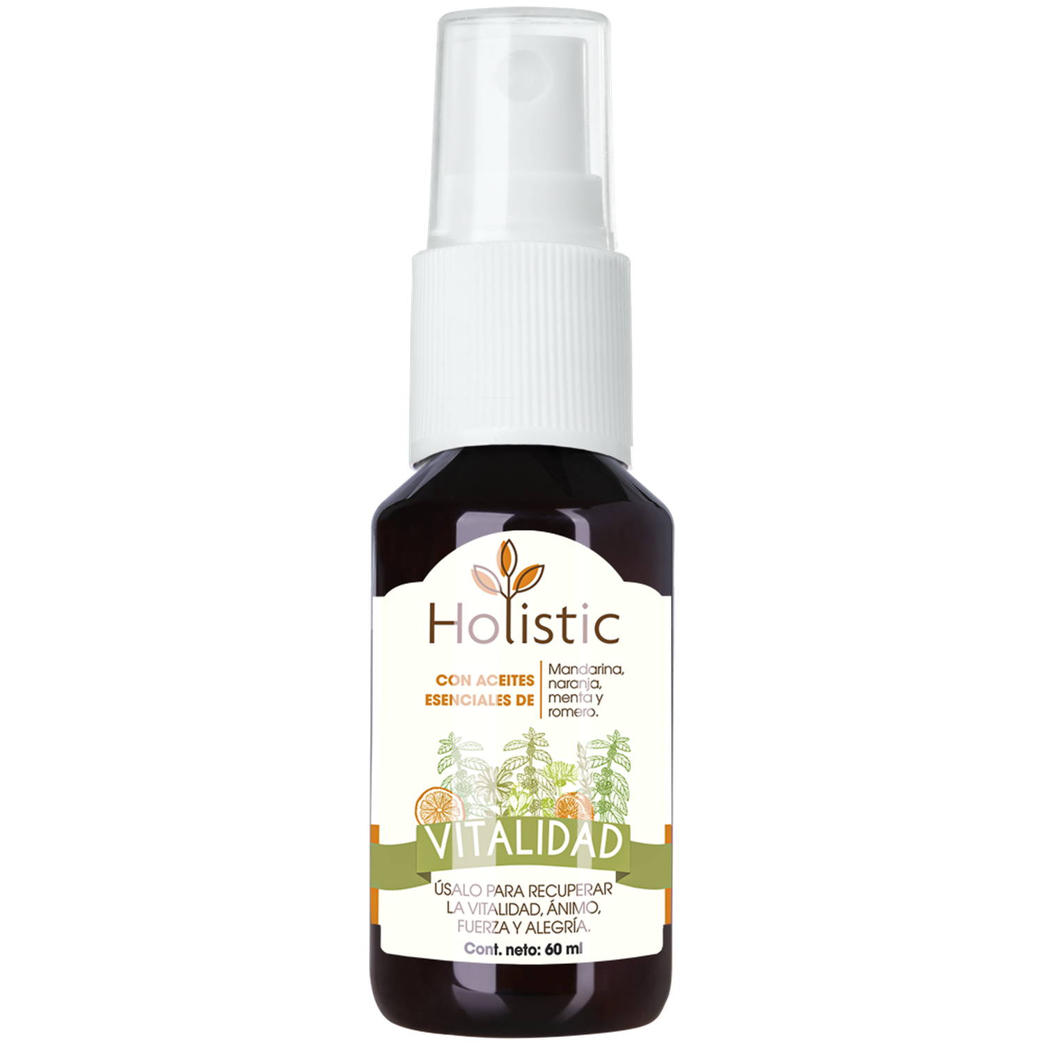 Naturance Holistic Aromatherapy dogs bottle 60ml vitality