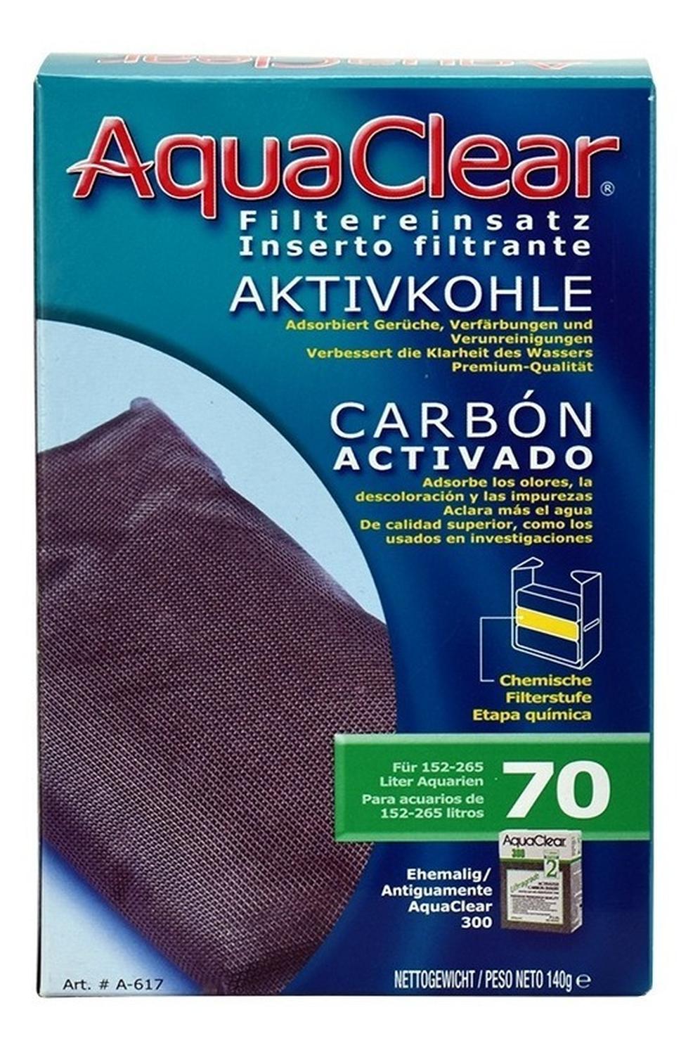 Repuesto De Carbon Filtro Aquaclear 70/300