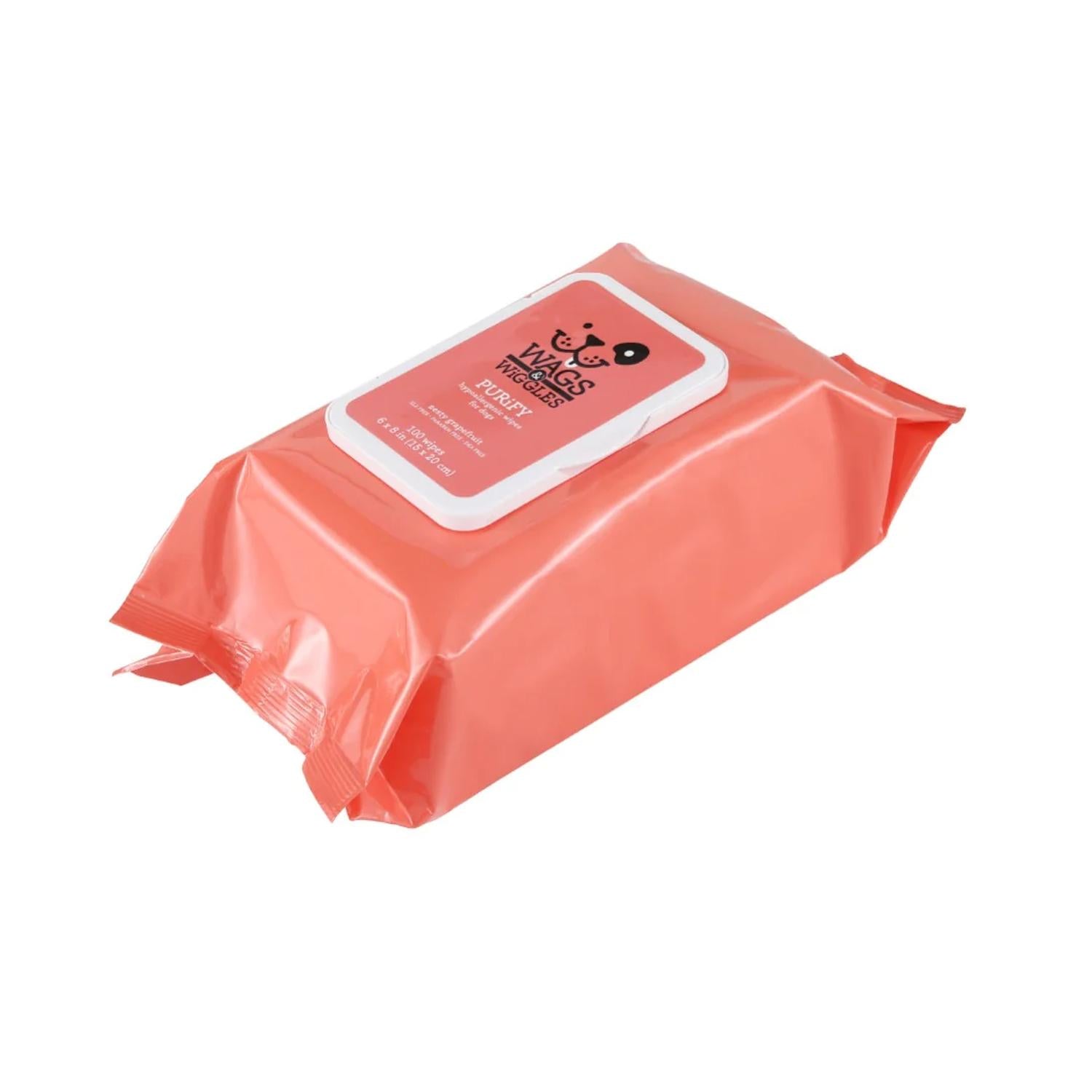 Toallitas hipoalergénicas perro Whiskers & Wiggles 100 pzas