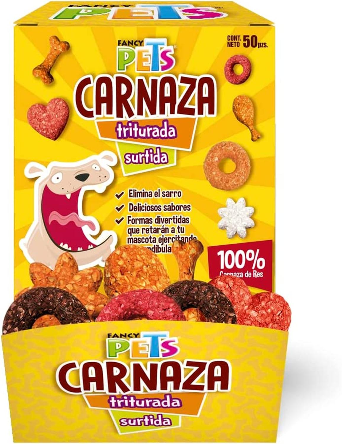Fancy Pets Carnaza Triturada Para Perros Caja Con 50 Pz
