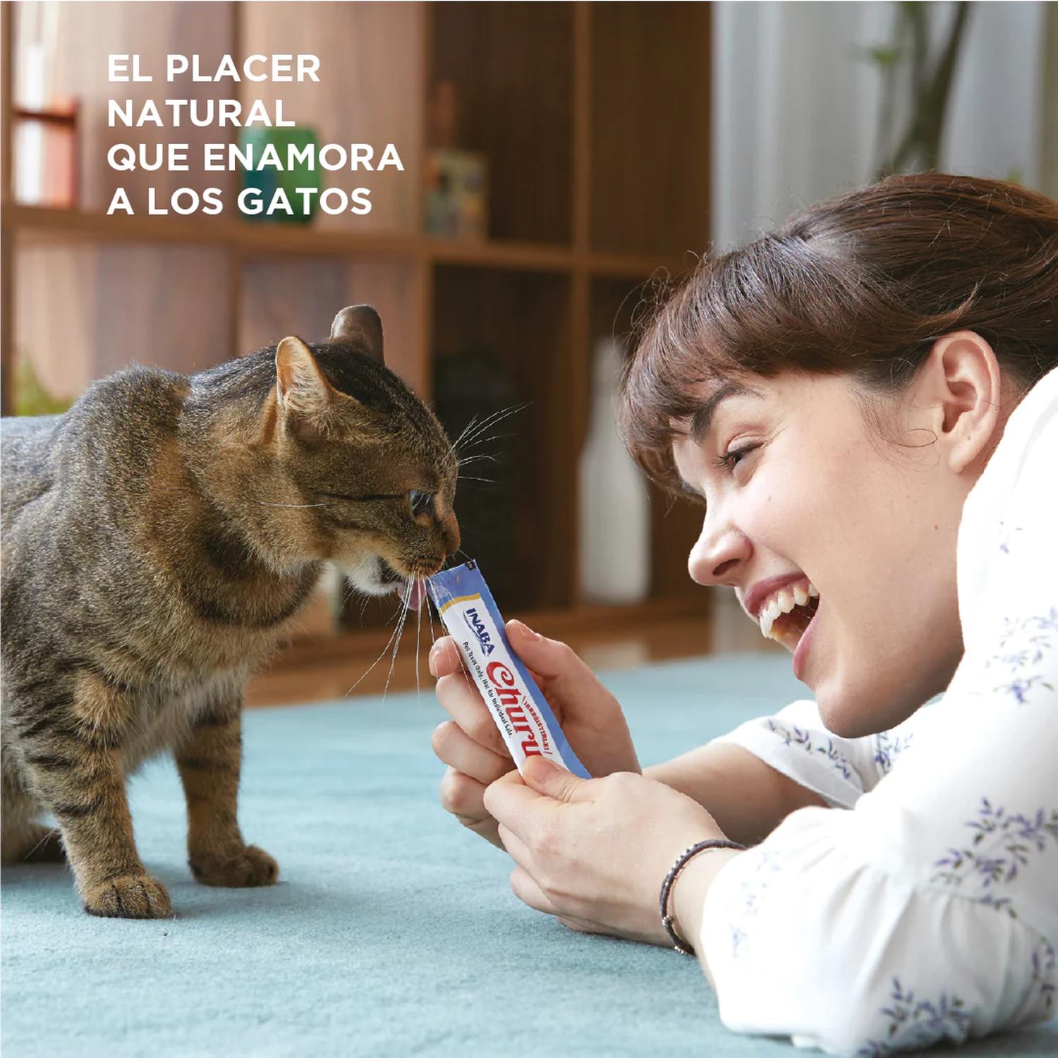 Combo Inaba Churu Atún snack premio gato 24 pzs (tubos)