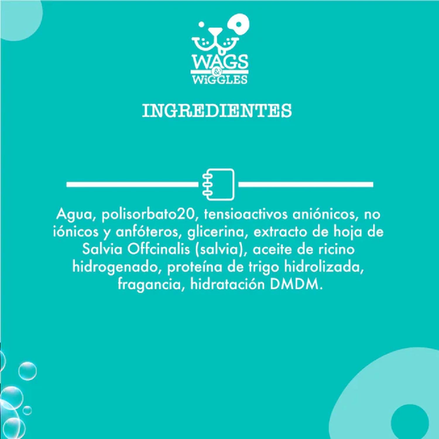 Wags & Wiggles Shampoo perro limpieza profunda mal olor 473mL