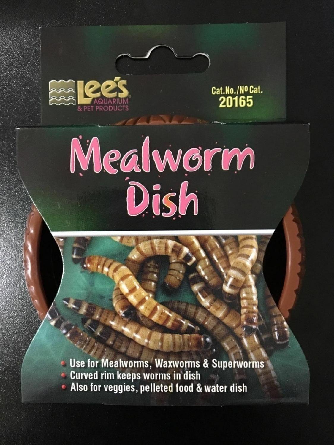 Lee's Plato Para Gusanos larvas insectos Ideal Para Reptiles