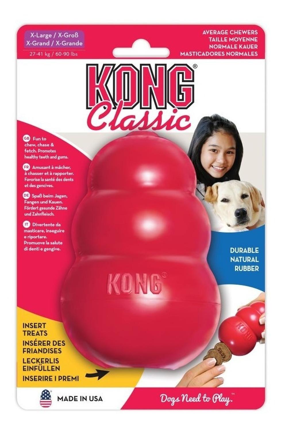 Juguete Para Perros Kong Clásico Extra Grande