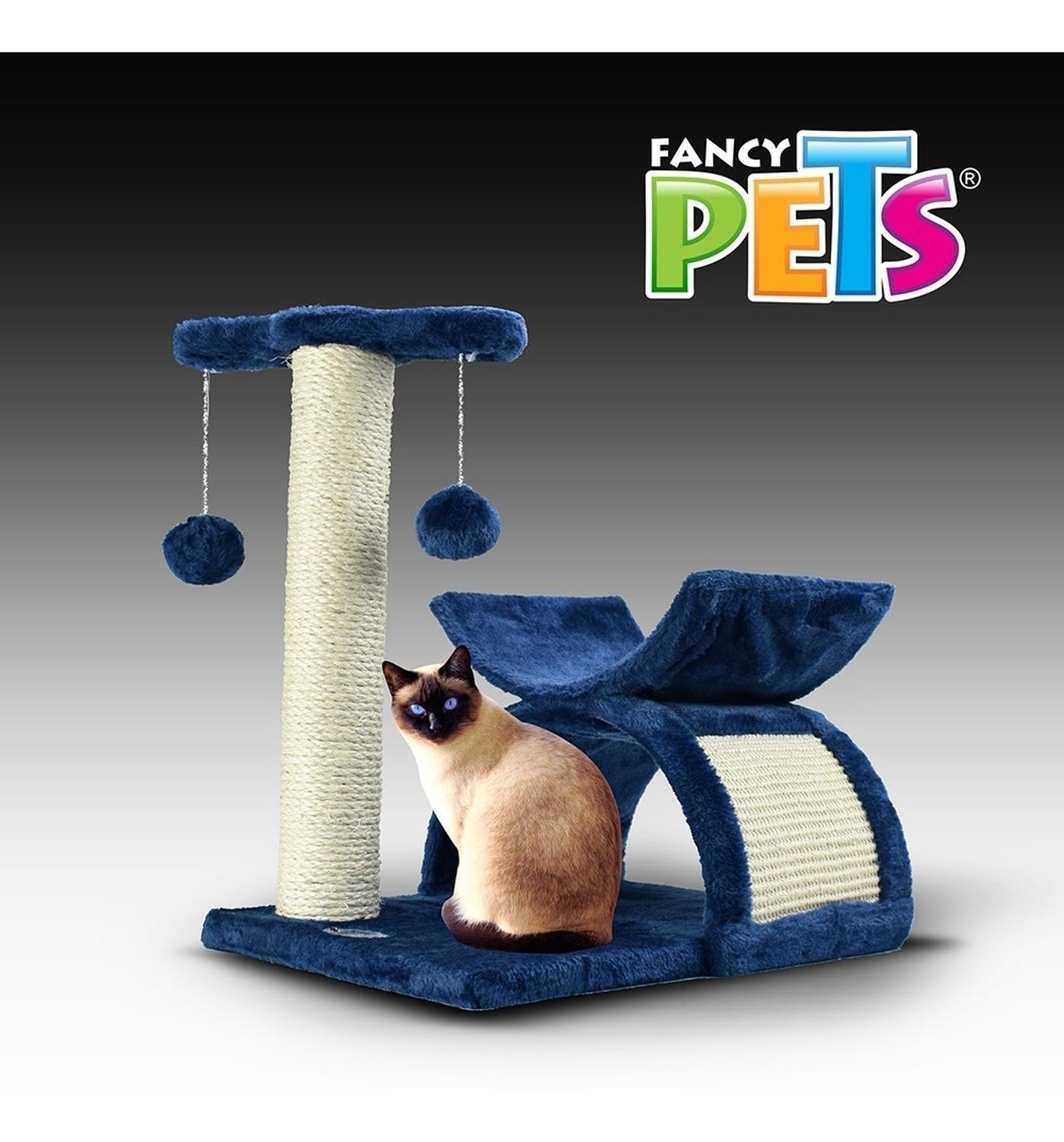 Mueble gimnasio para gato Rodas con rascador 45cm Fancy Pets