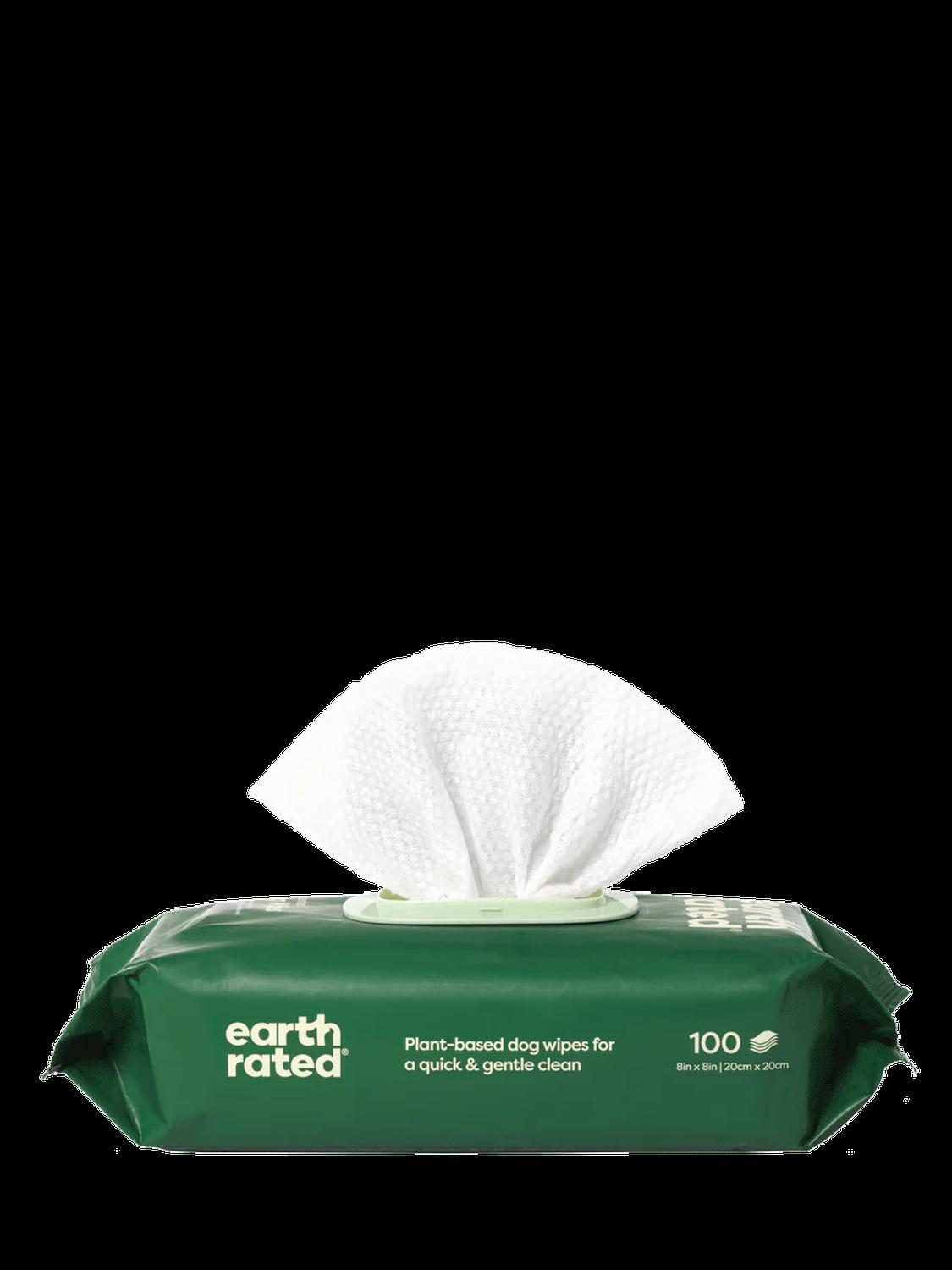 Earth Rated Toallitas Húmedas Perros Hipoalergénicas 100pzs