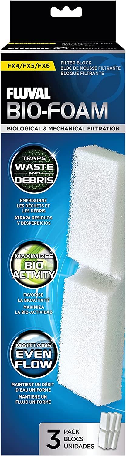 Repuesto esponja almohadilla Fluval FX4 FX5 FX6 BioFoam 3pz