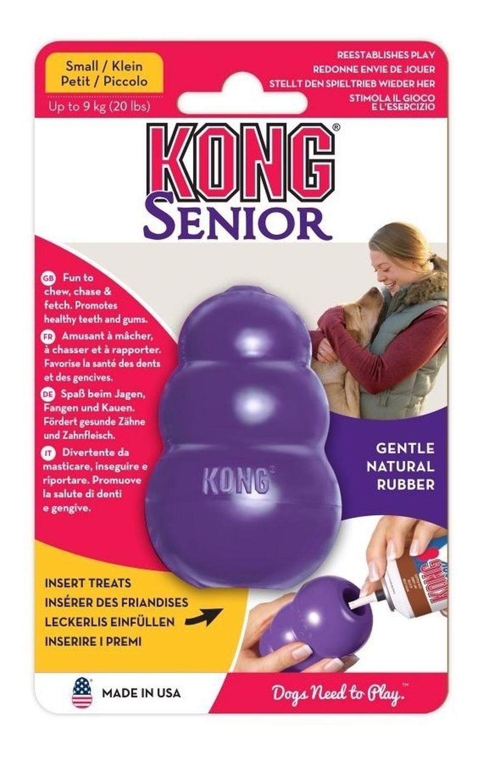 Juguete Para Perros Kong Senior Rellenable Chico
