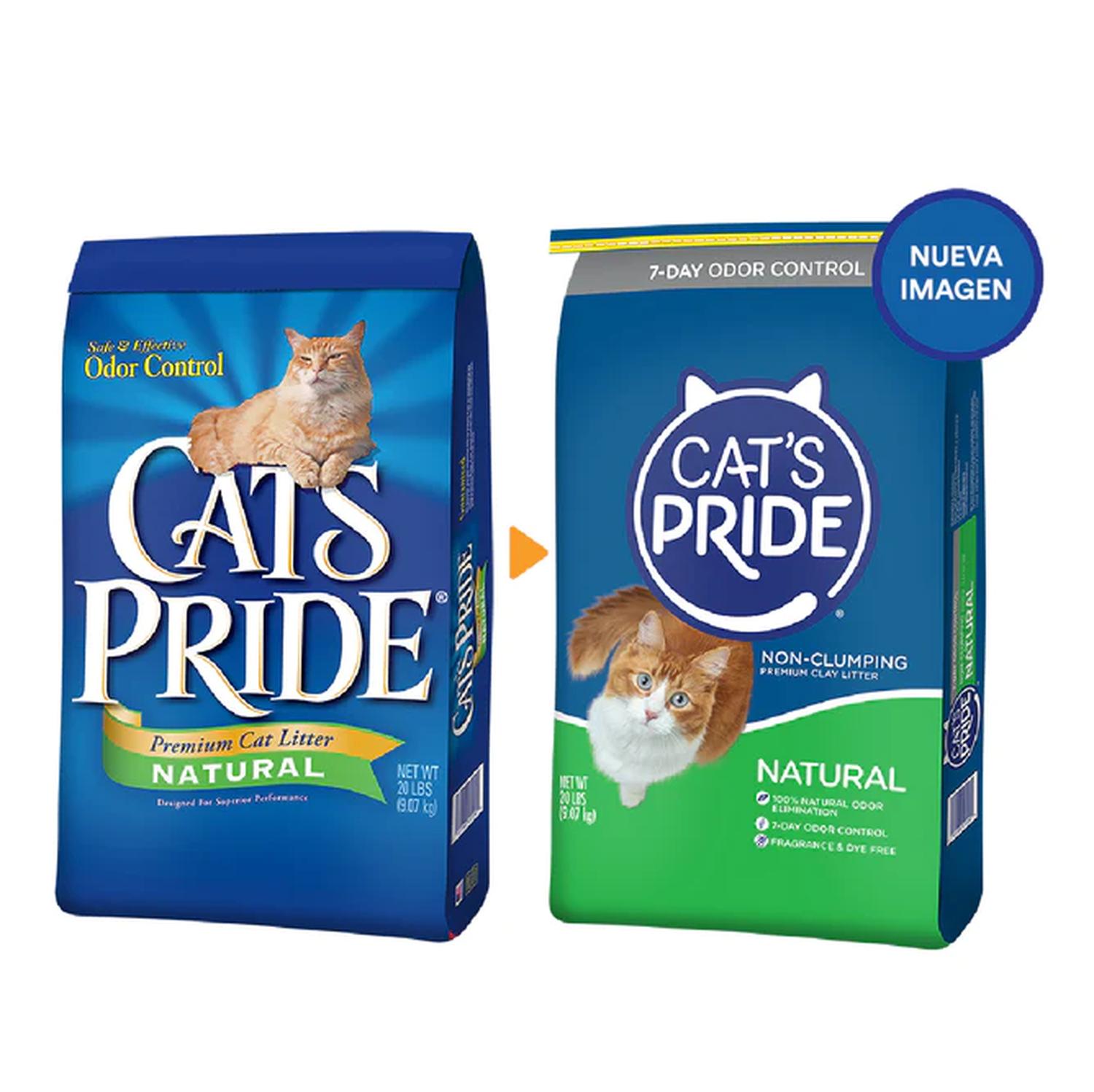 Cat's Pride Natural Arena gato No aglutinante Elimina olores