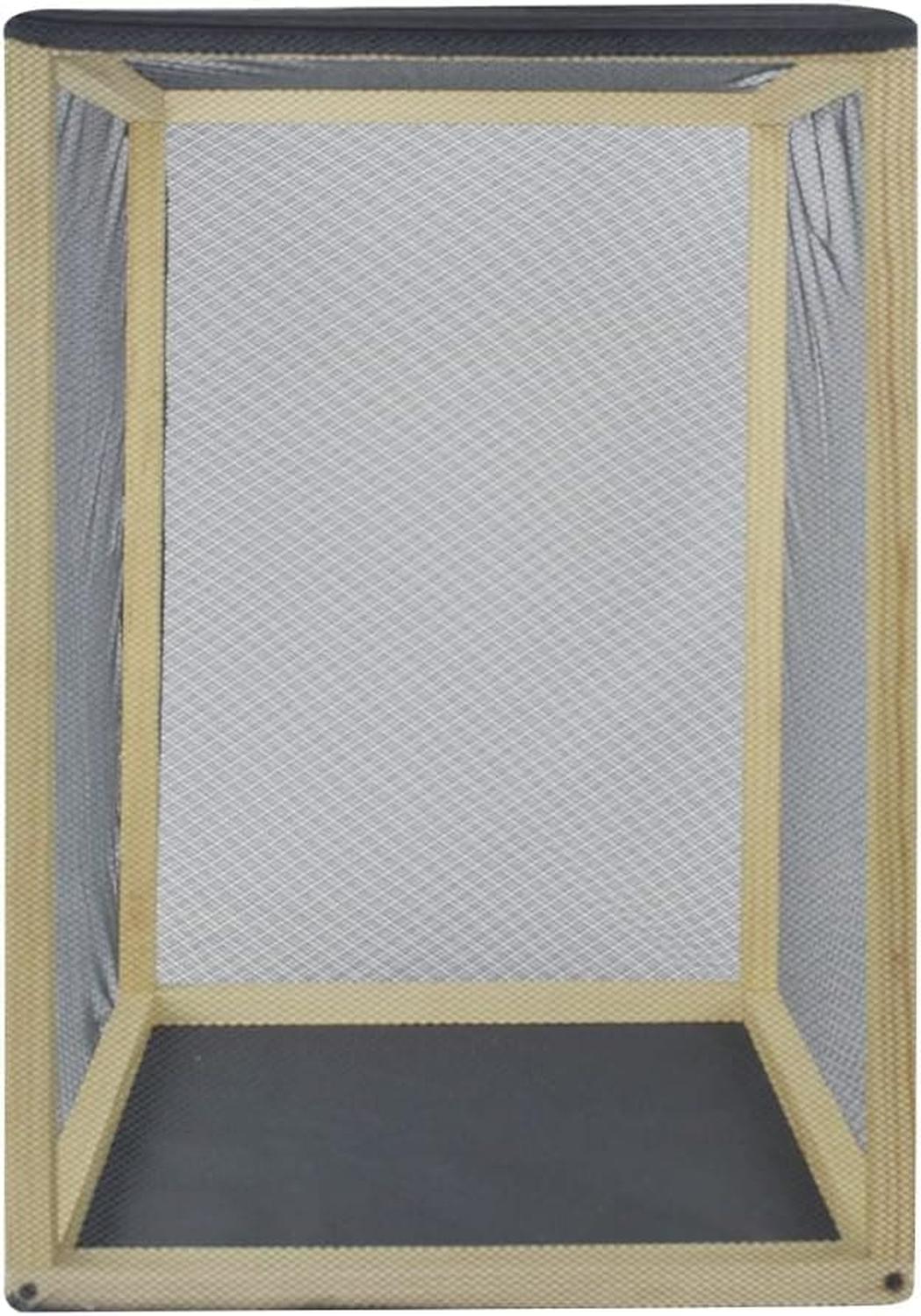 Terrario de malla y madera Reptilia armable grande 40x60x60