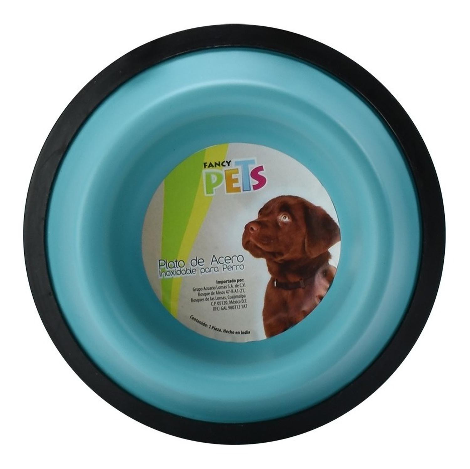 Steel Dog Bowl Assorted Colors 32 Oz