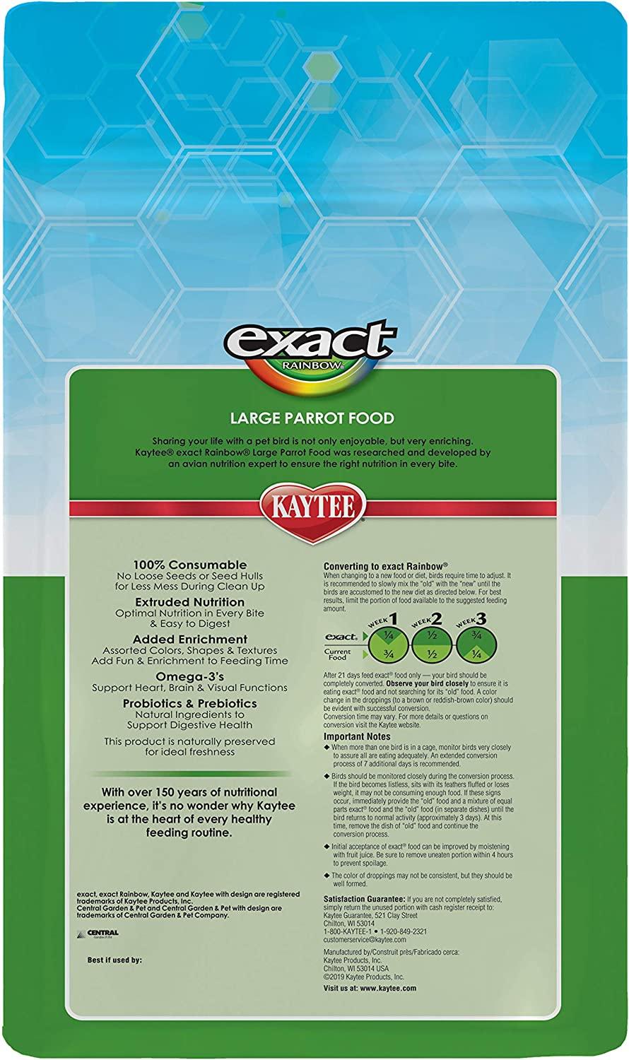 Alimento Kaytee Exact Rainbow Guacamaya Cacatúa 1.81 kg