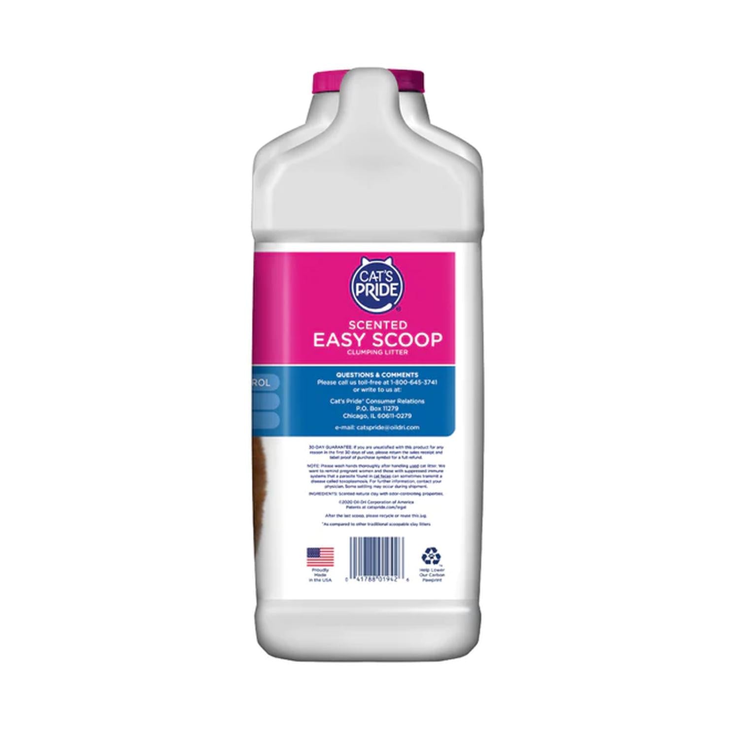 Cat's Pride Scented Easy Scoop Arena gato Aglutinante sin olores