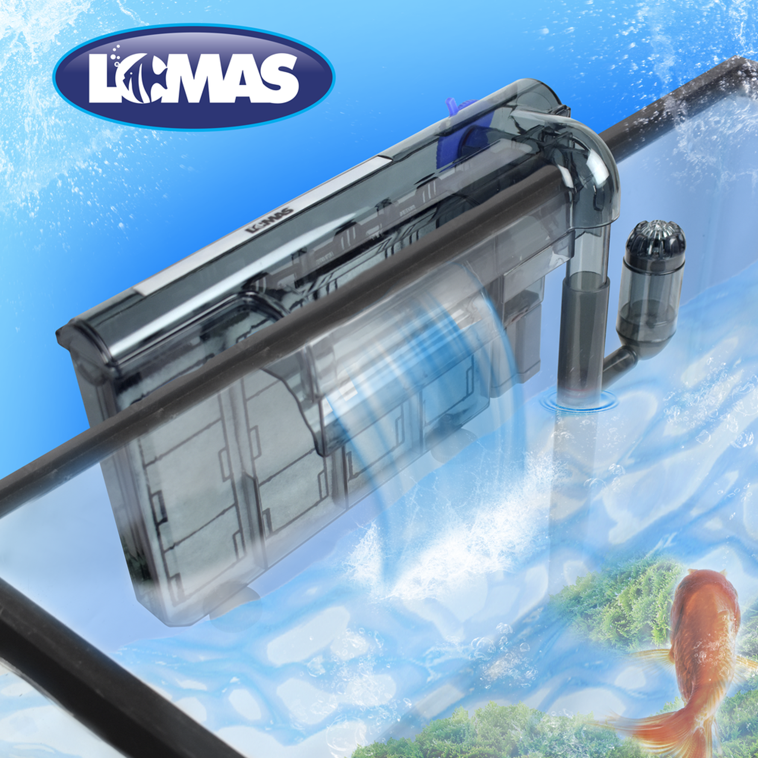 LOMAS filtro de cascada para acuario AquaJet Slim Pro 120 lt