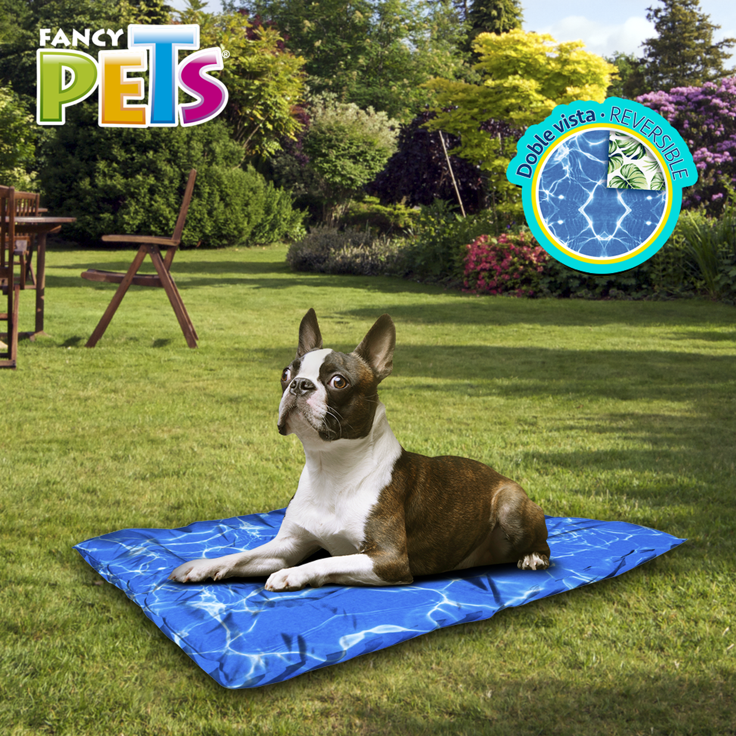 Cama refrescante para perros clima caliente tamaño grande