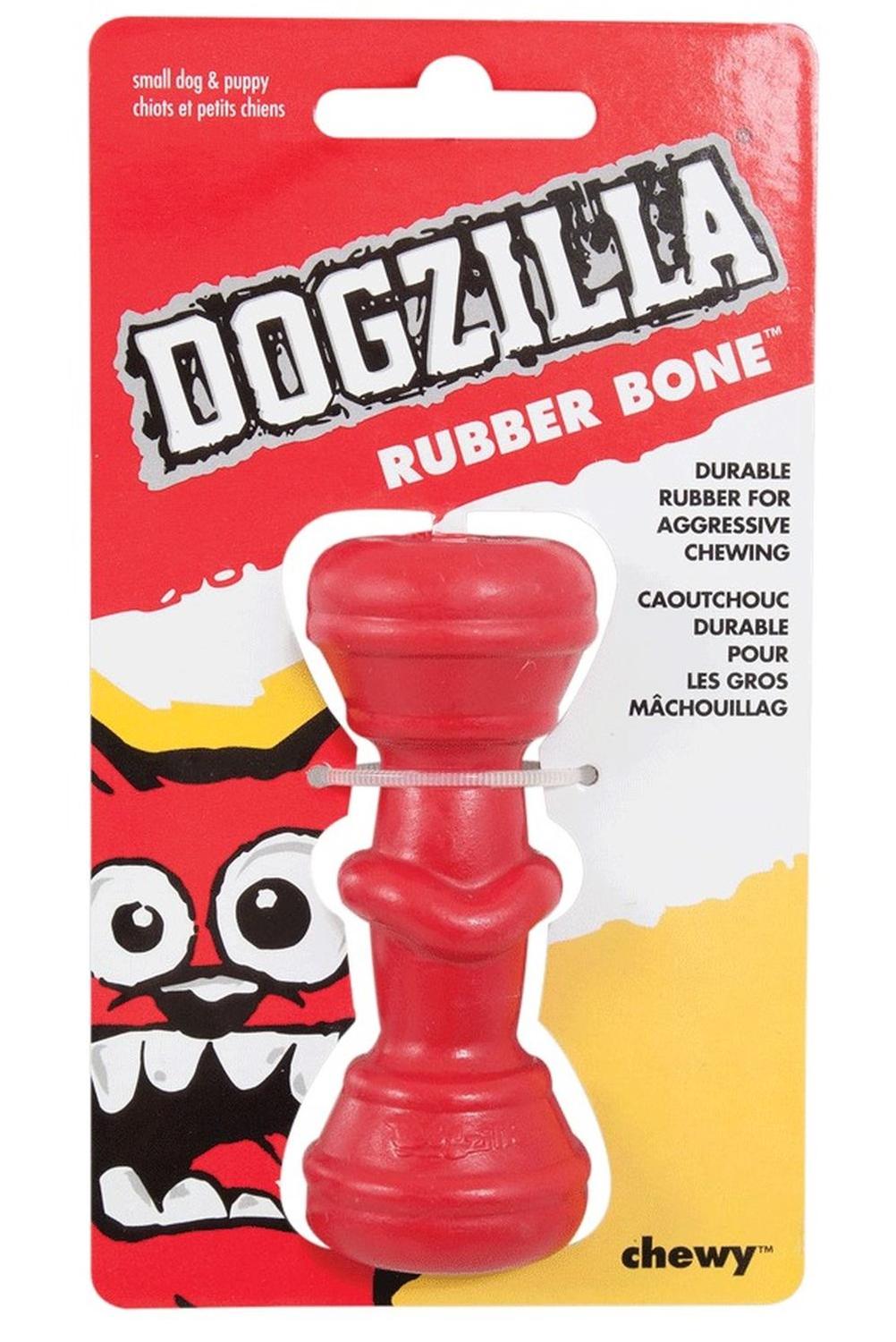 Juguete Para Perro Dogzilla Rubber Bone Para Premios