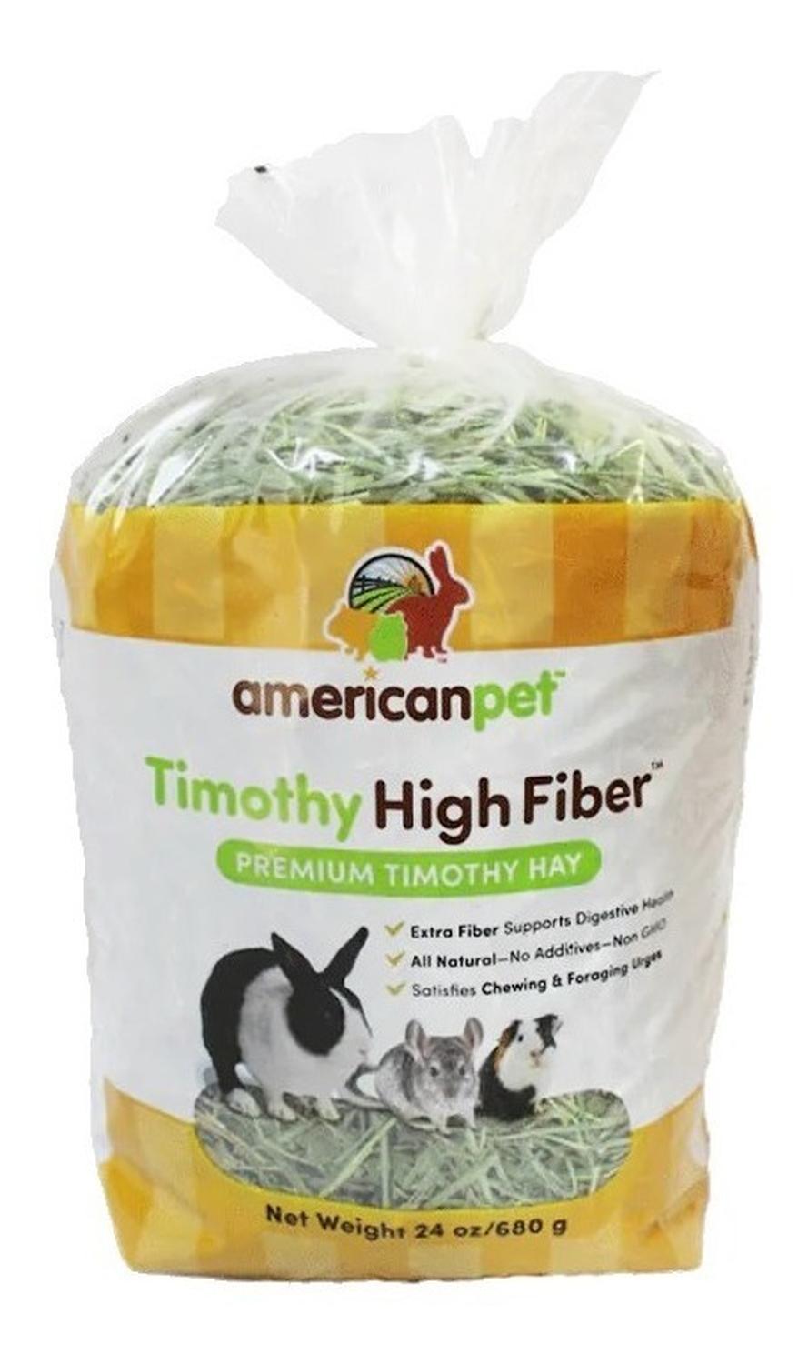 Heno Timothy Hay Gold alto en Fibra Cuyo Conejo Chinchilla