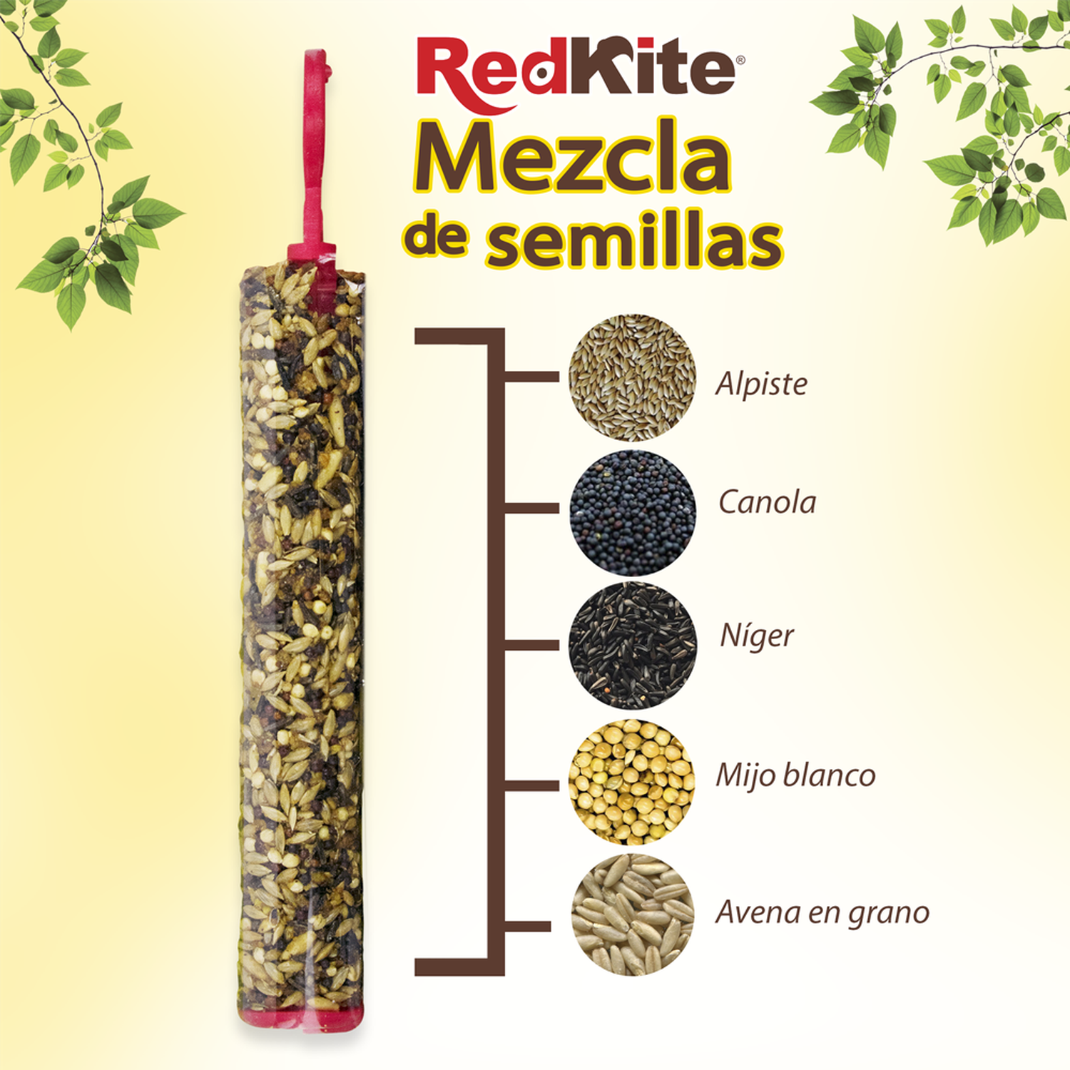 Redkite snack Barrita De Semillas Para Loritos Y Ninfas