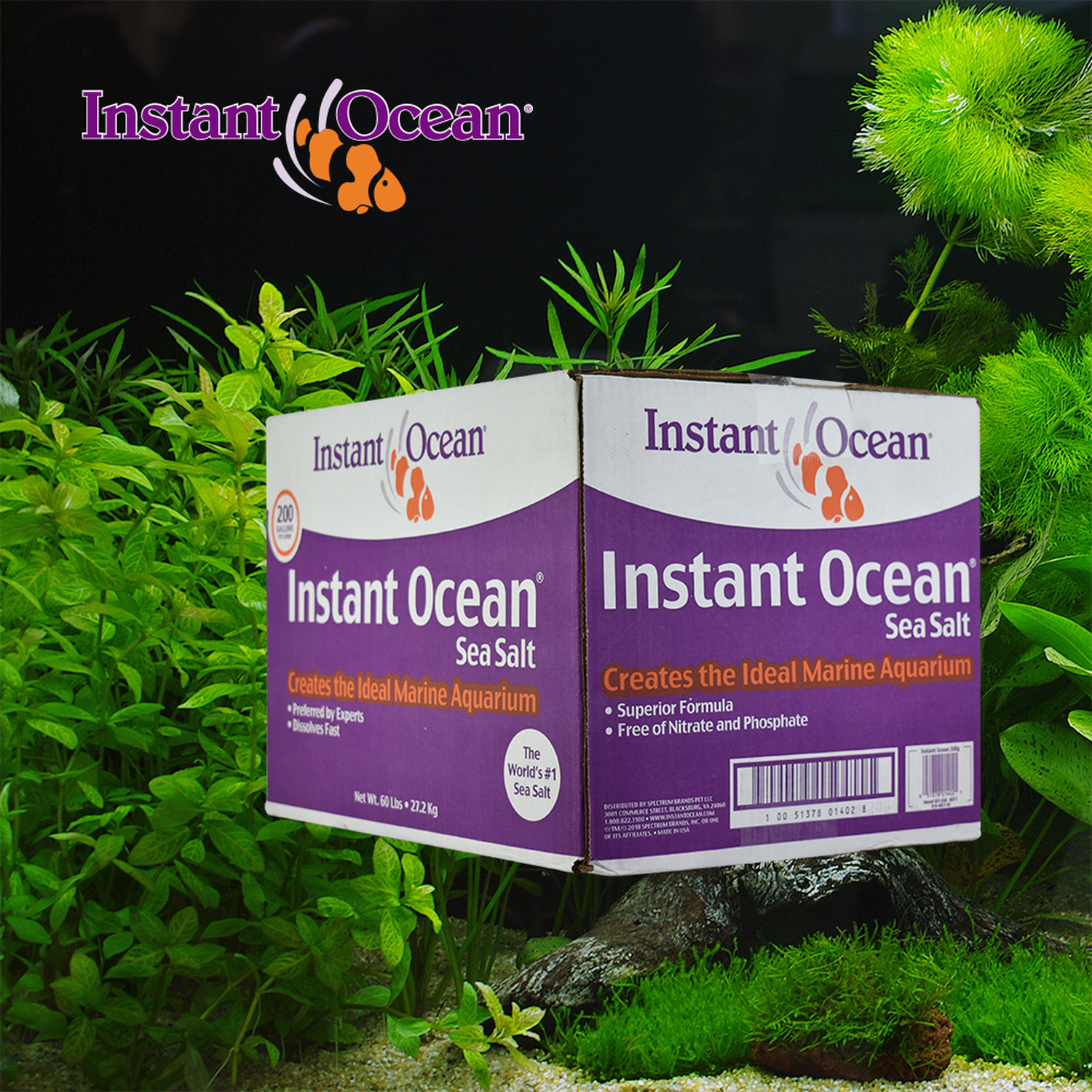 Instant Ocean Sal marina Sea Salt 757.1 lt acuario marino