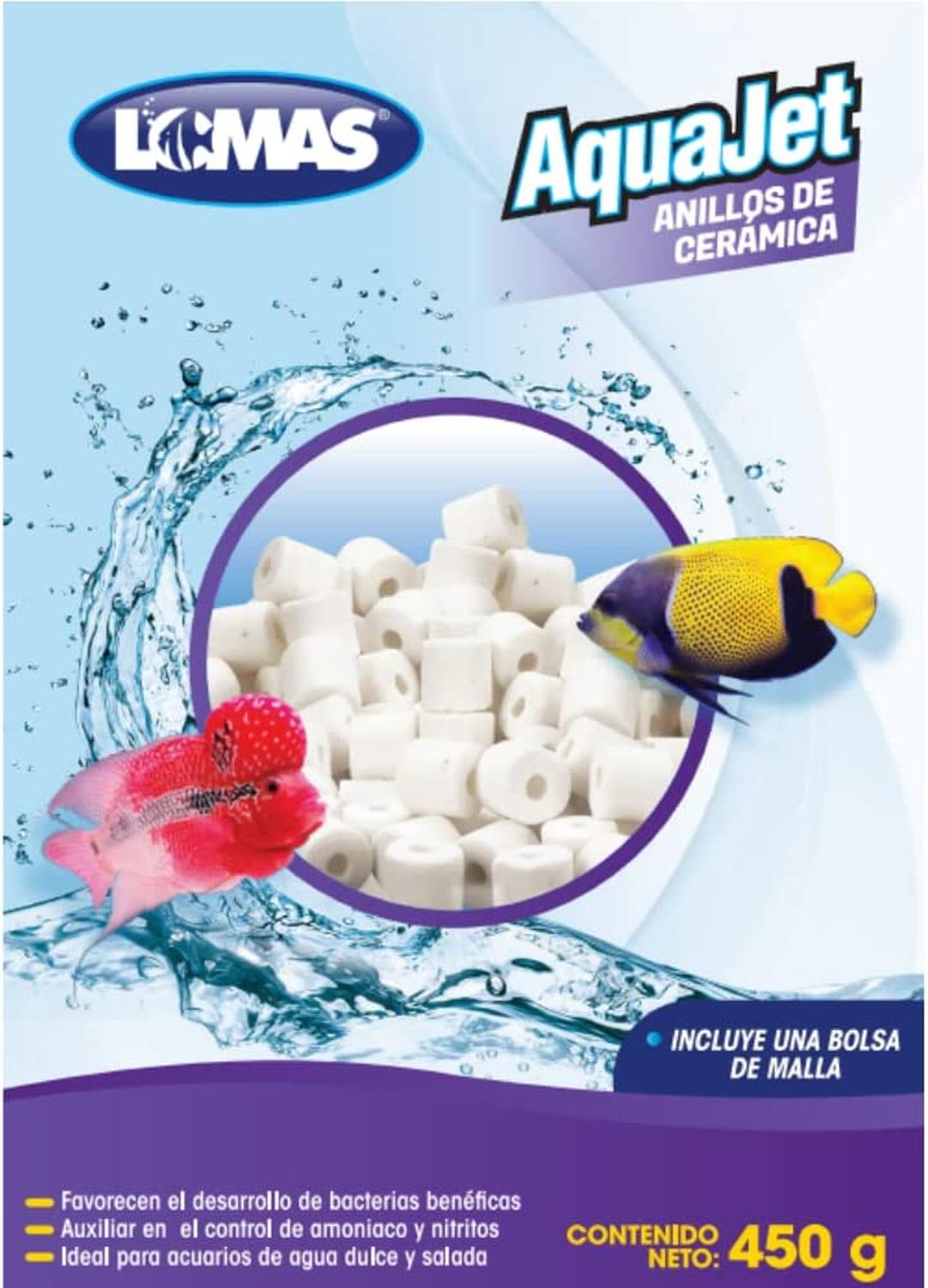 Lomas Ceramica bacteria Filtro o sump 450 Grs Con Malla