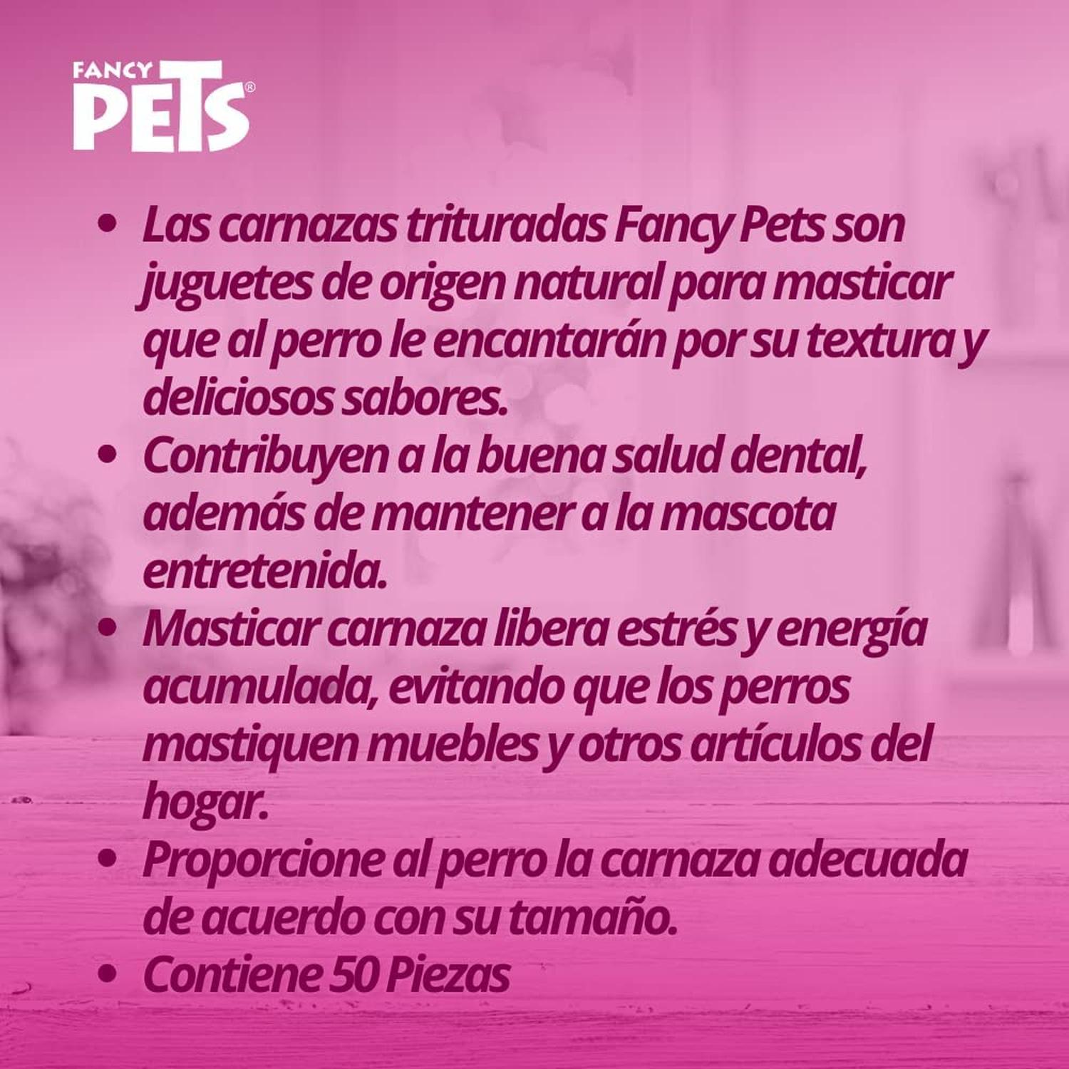 Fancy Pets Carnaza Triturada Para Perros Caja Con 50 Pz