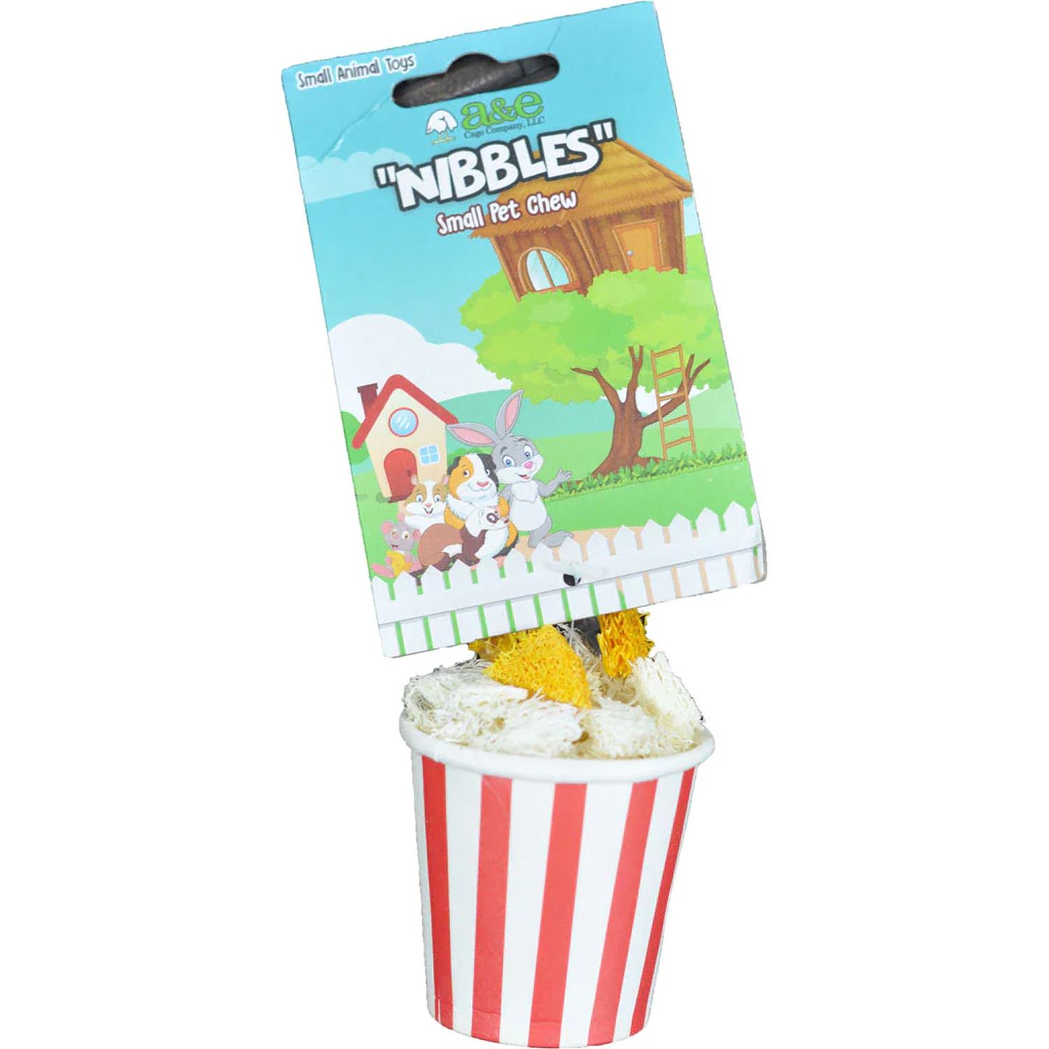 Juguete A&E de Esponja Popcorn para hamster, cuyo, conejo | G.Valkyria