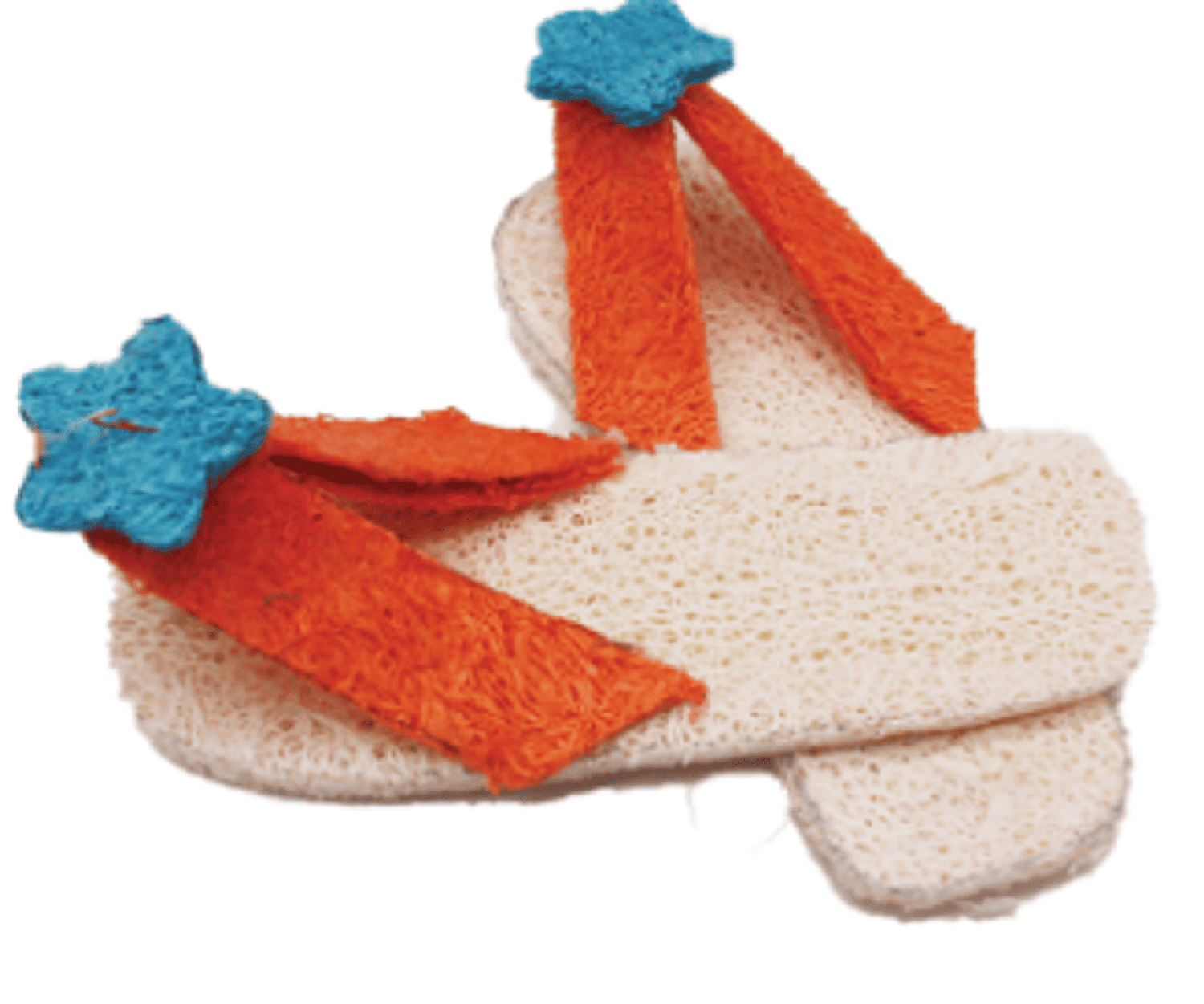 Juguete A&E de Esponja Flip Flops para hamster, cuyo, conejo