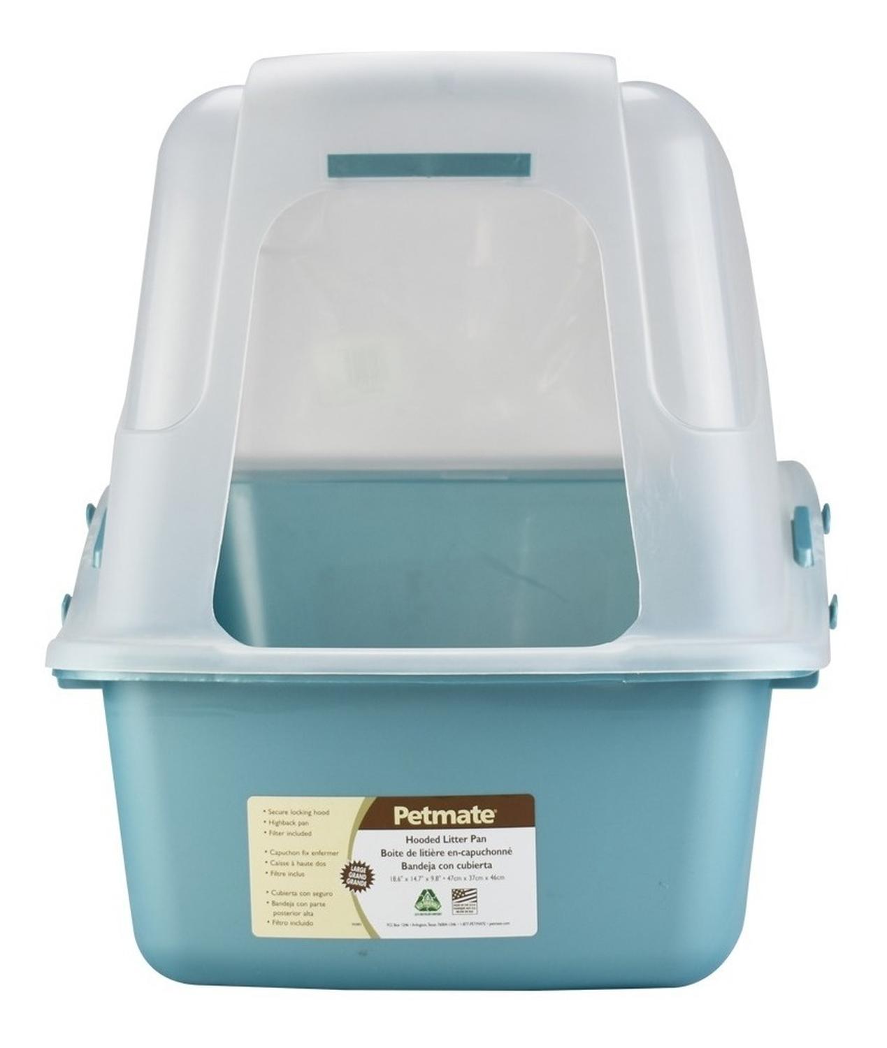 Arenero Con Tapa Traslucido Grande Para Gatos Con Filtro
