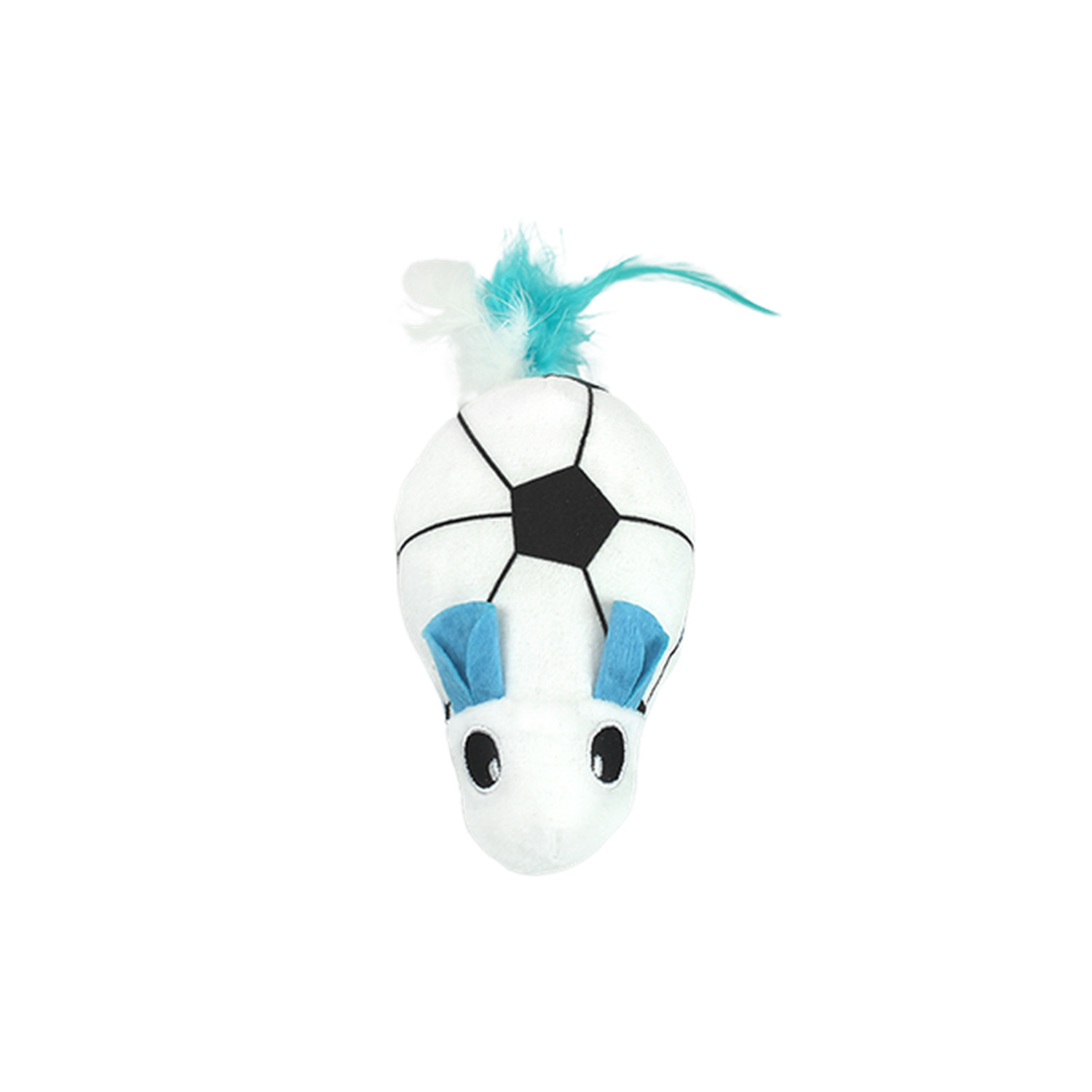 Fancy Pets Cat Toy Sound with Catnip Mouse Soccer