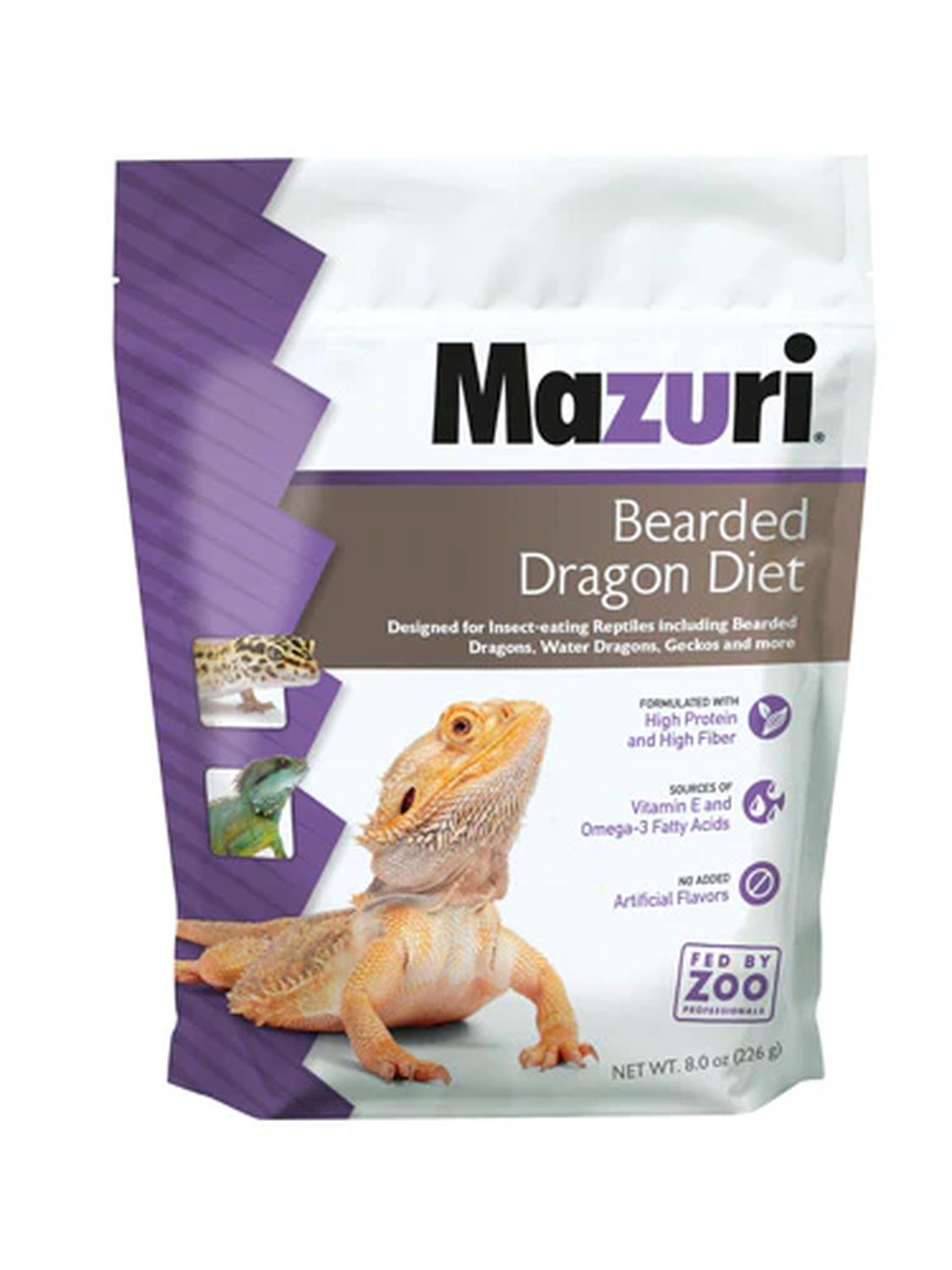 Alimento Mazuri dieta para dragón barbado pogona 500 g