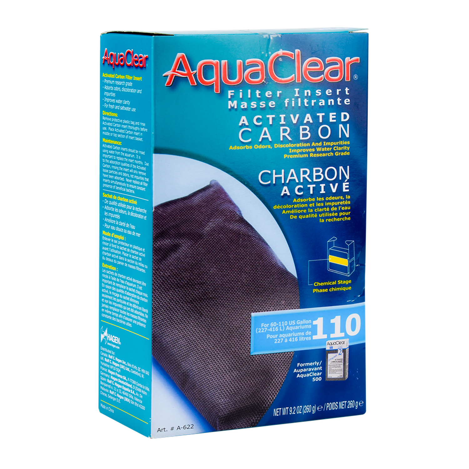 Repuesto De Carbon Para Filtro Aquaclear Cascada 500/110