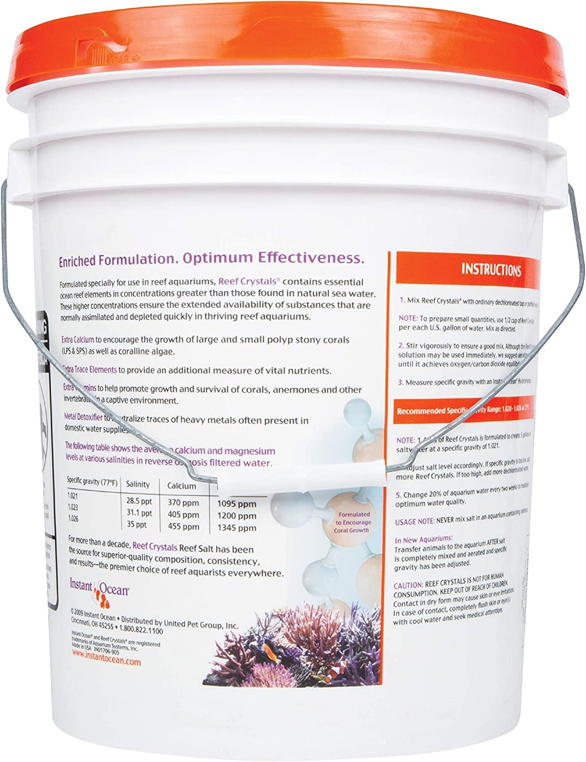 Instant Ocean Sal marina Reef Crystals 605.7 litros arrecife