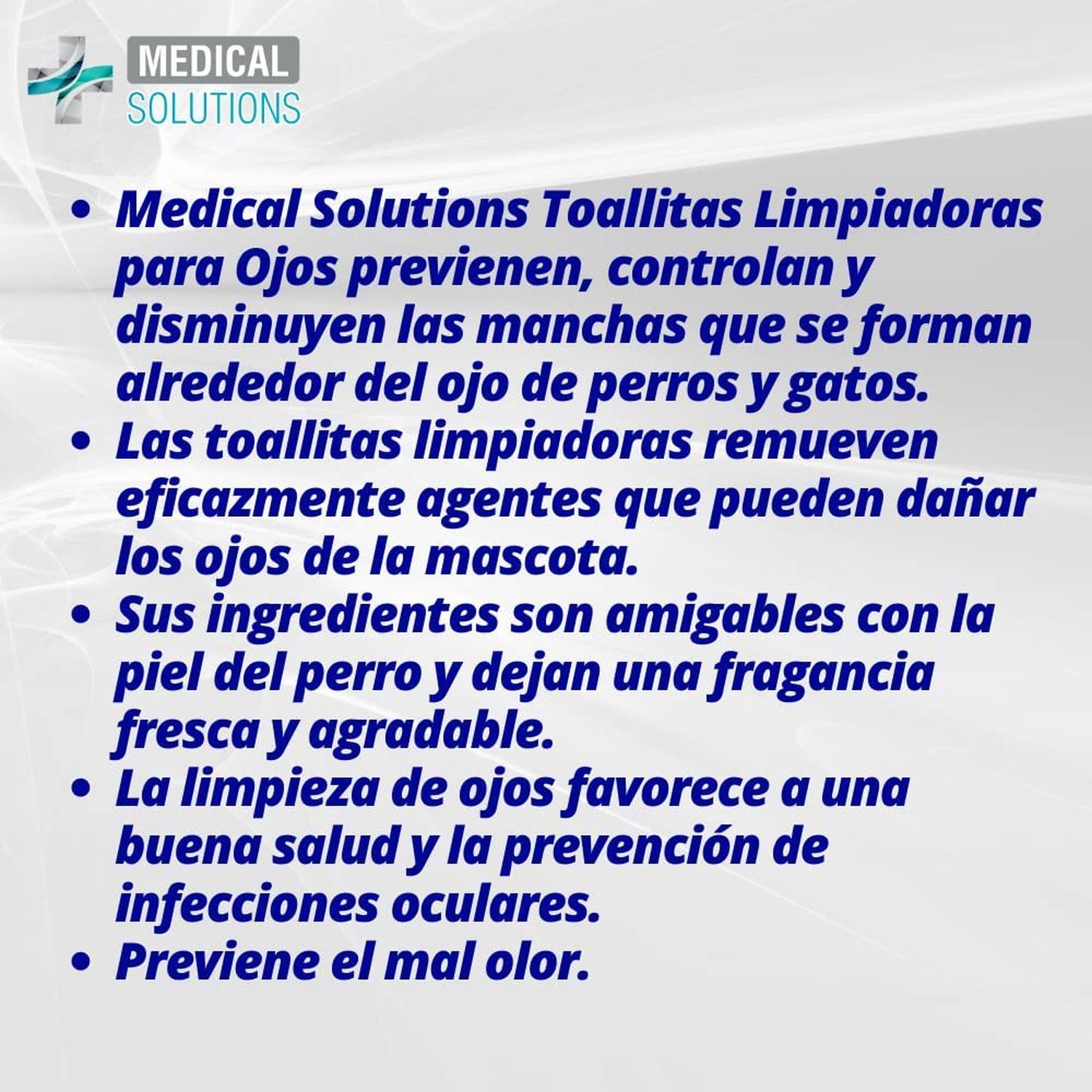 MS Toallitas Limpiadoras de Ojos quita manchas Perros