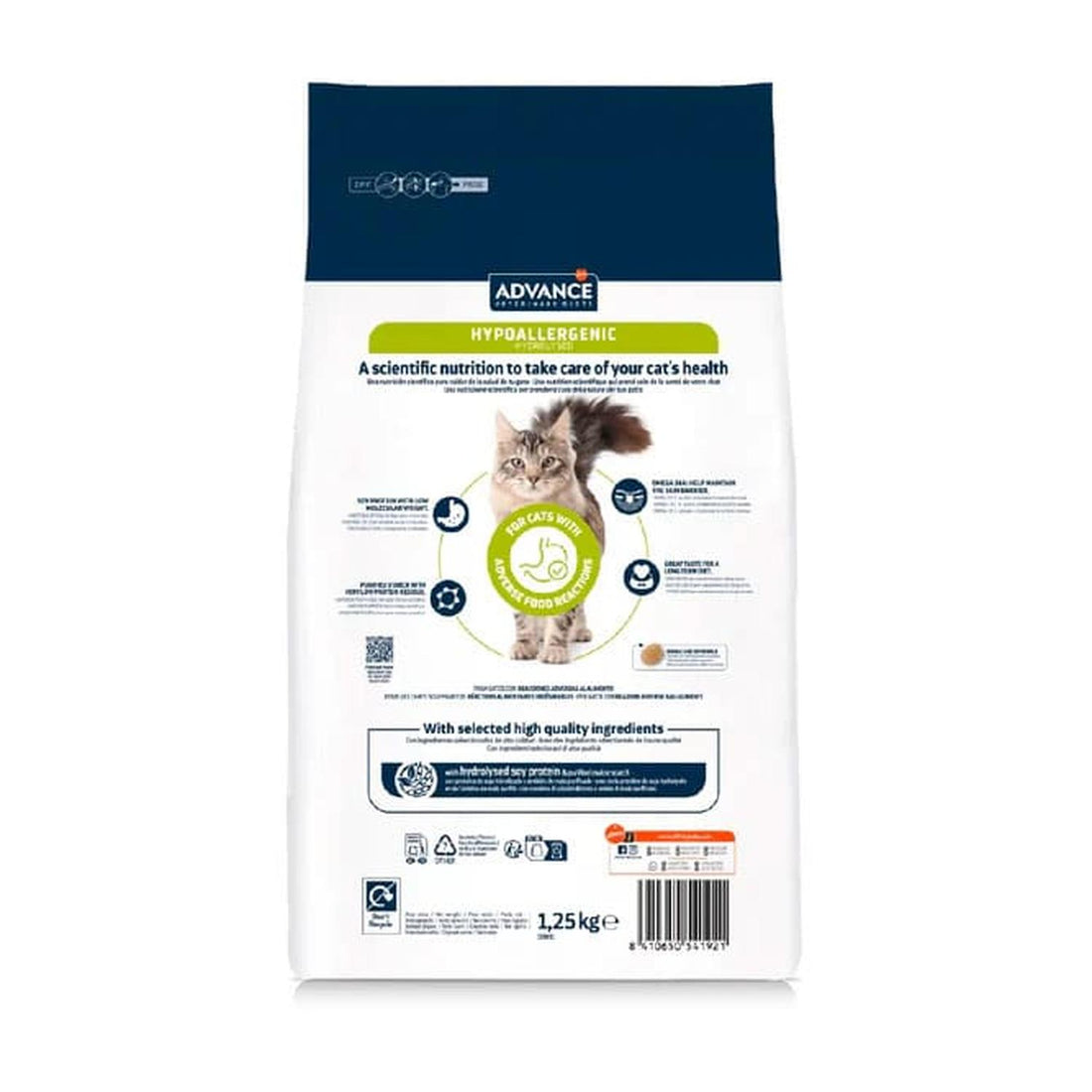 Advance alimento para gato Hypoallergenic 1.25kg | G.Valkyria - imagen 1