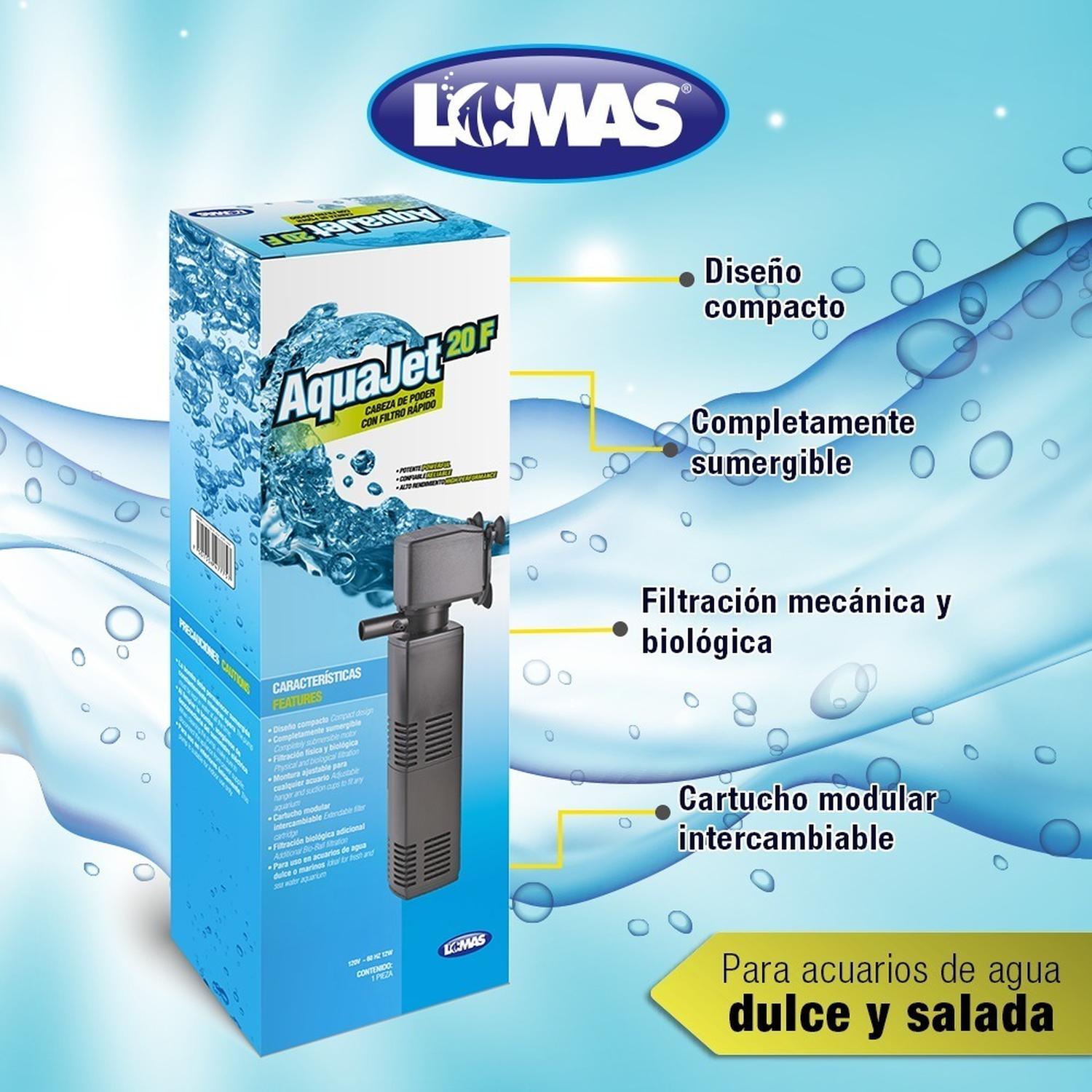 Cabeza De Poder Con Filtro Rapido Aqua-jet 20