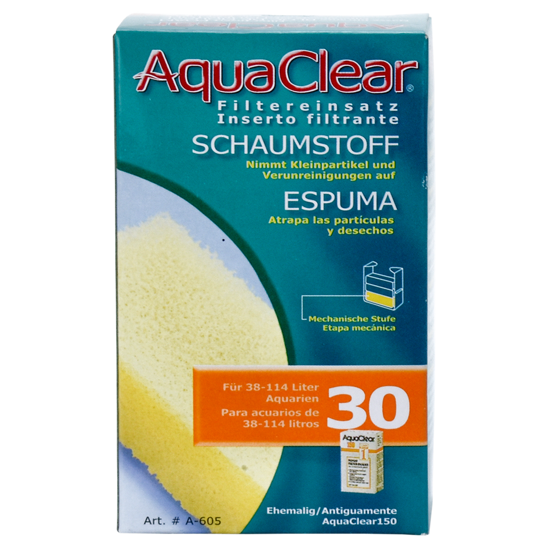 Aquaclear Cascada Repuesto De Esponja 150/30 de Aqua-Clear | G.Valkyria - imagen 1