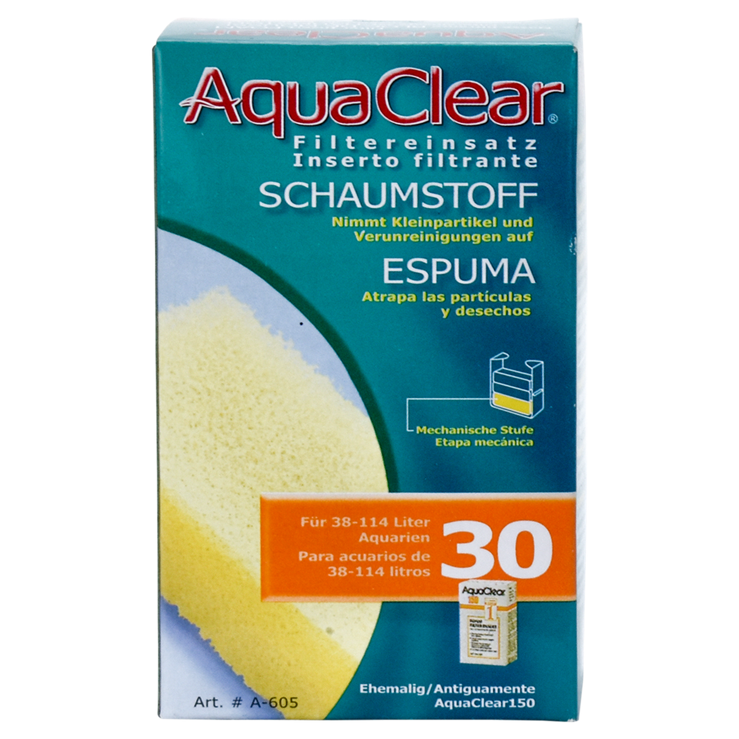 Aquaclear Cascada Repuesto De Esponja 150/30 de Aqua-Clear | G.Valkyria - imagen 1