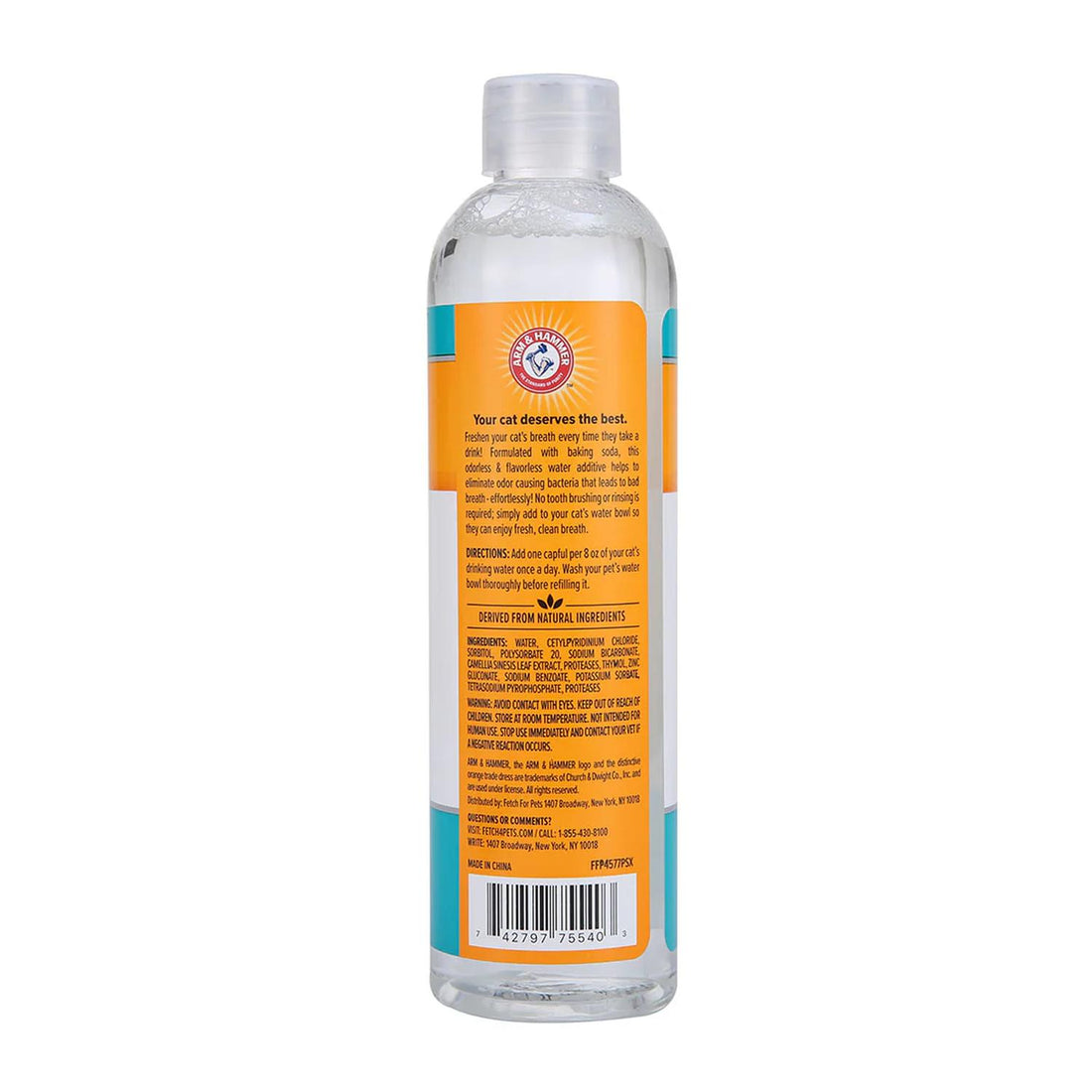 Arm & Hammer Enjuague dental para gato aliento fresco 237ml | G.Valkyria - imagen 1