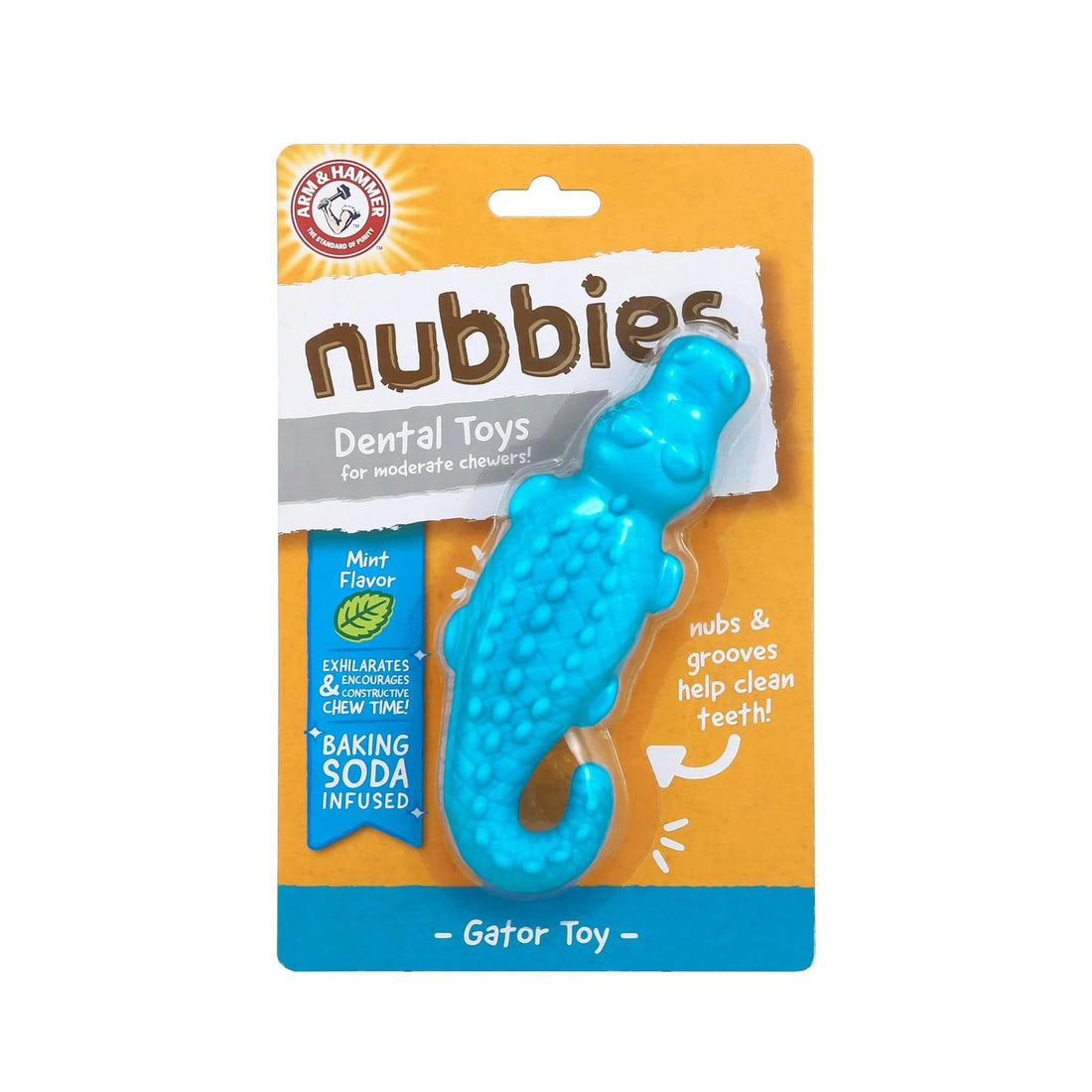 Arm & Hammer Nubbies Juguete Dental para Perro Cocodrilo | G.Valkyria - imagen 1