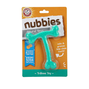 Arm & Hammer Nubbies Juguete Dental para Perro T-Bone Maní | G.Valkyria - imagen 1