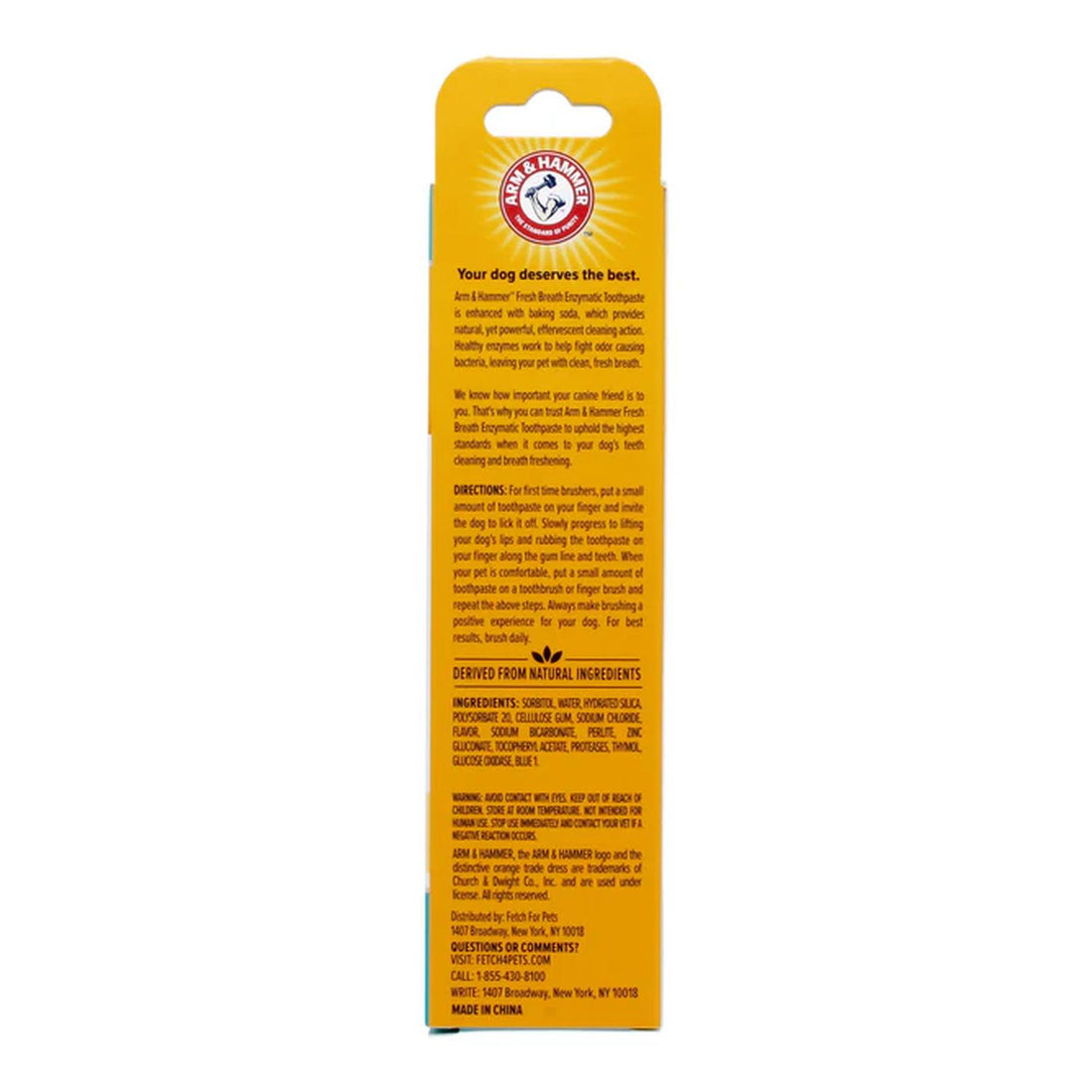 Arm & Hammer Pasta Dental Perro Vainilla Bicarbonato de Sodio | G.Valkyria - imagen 1