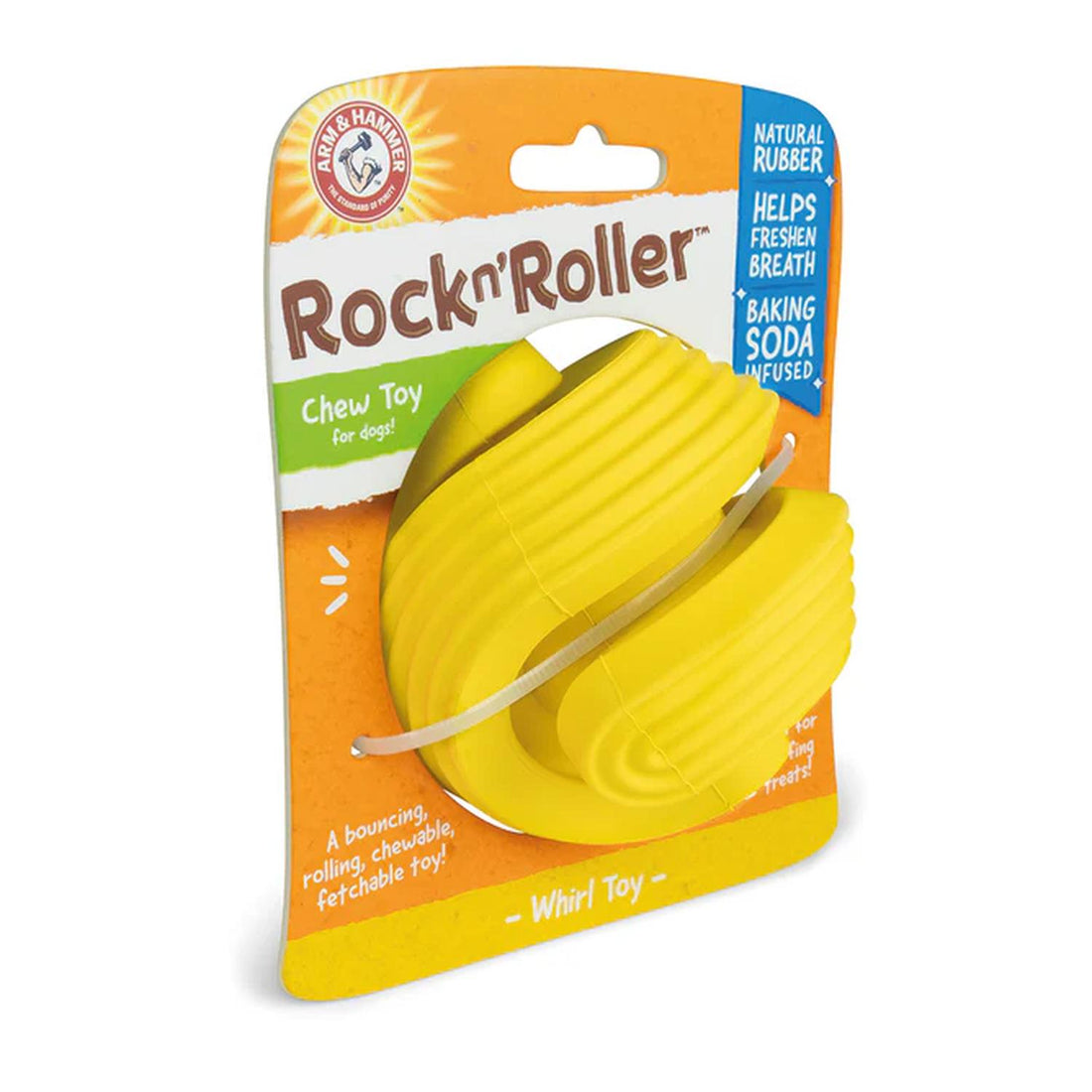 Arm & Hammer Rock'N Roller Juguete pelota rellenable perro | G.Valkyria - imagen 1
