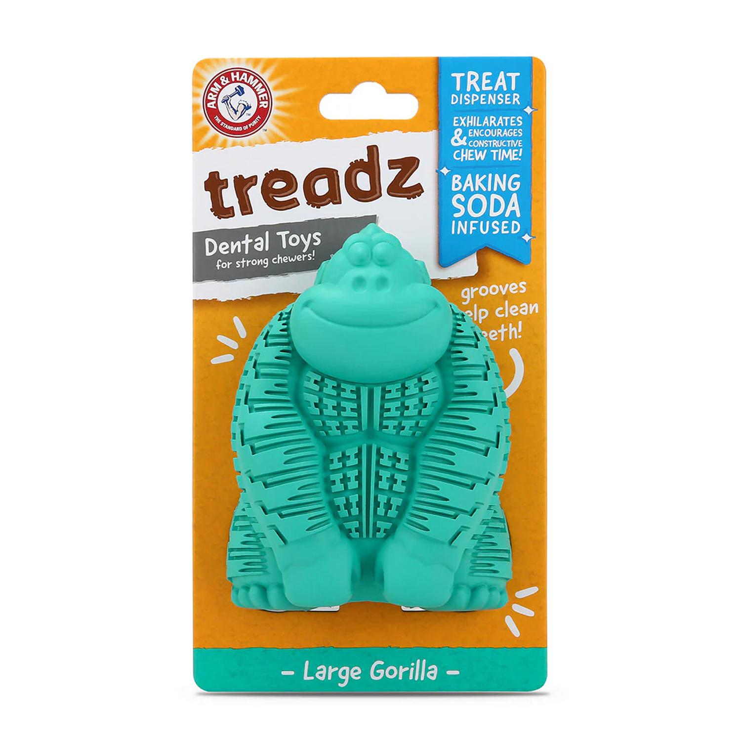 Arm & Hammer Treadz Juguete Dental para Perro Gorila Grande | G.Valkyria - imagen 1