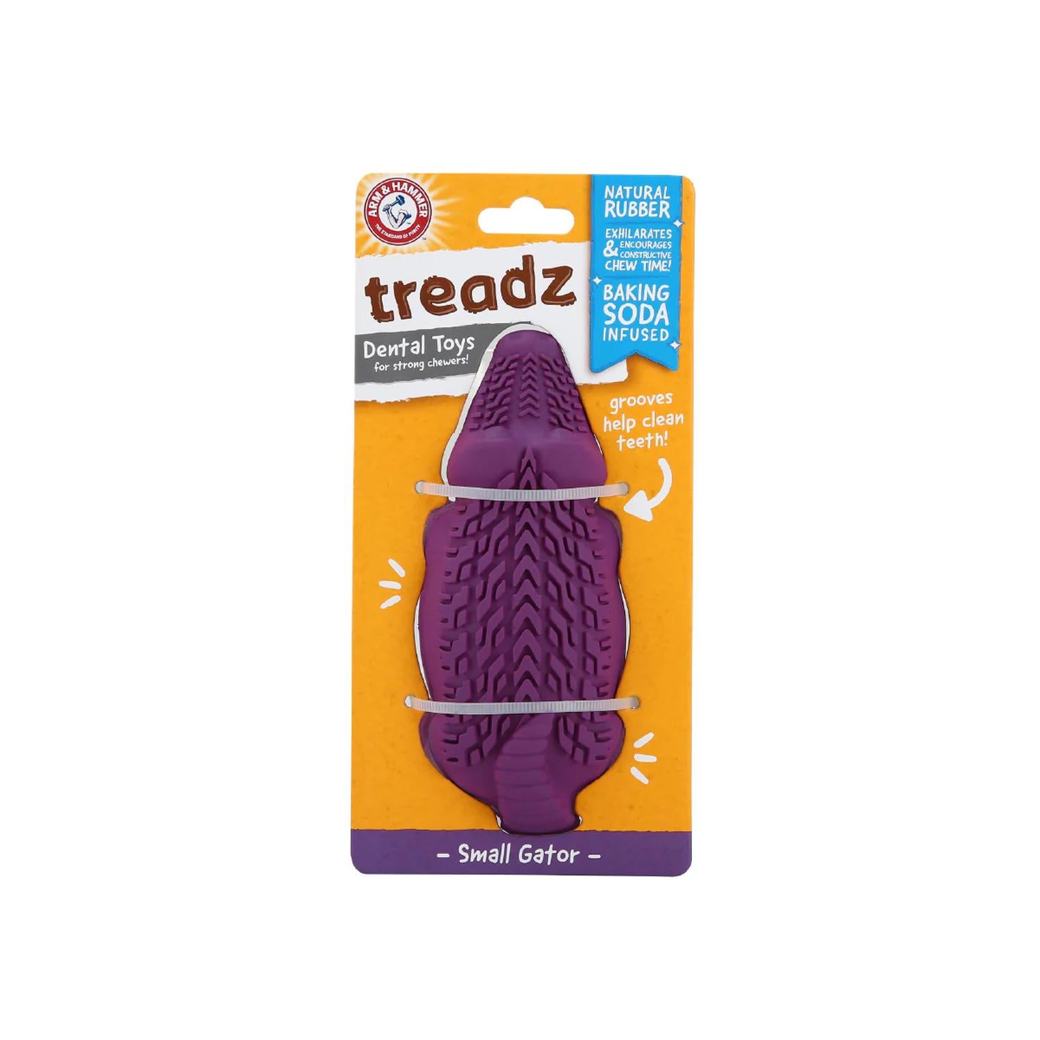 Arm & Hammer Treadz Juguete Dental para Perro Mini Cocodrilo | G.Valkyria - imagen 1