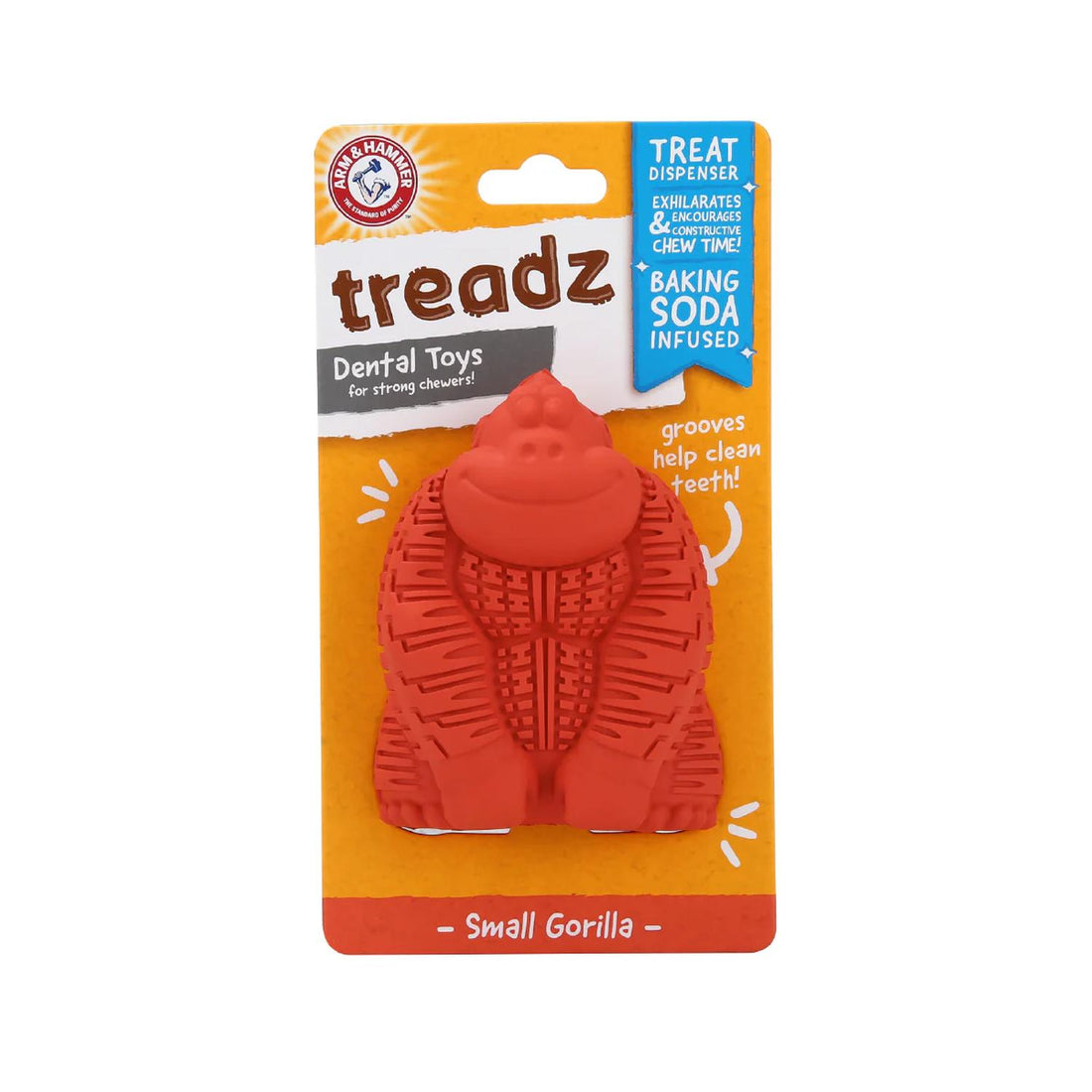 Arm & Hammer Treadz Juguete Dental para Perro Mini Gorila | G.Valkyria - imagen 1