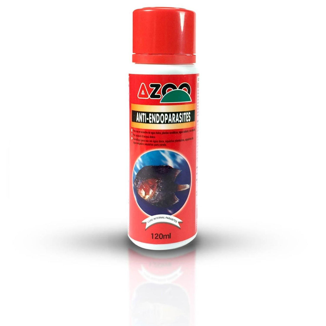 Azoo Anti-Endoparasites interno para acuarios dulce 120 ml | G.Valkyria - imagen 1