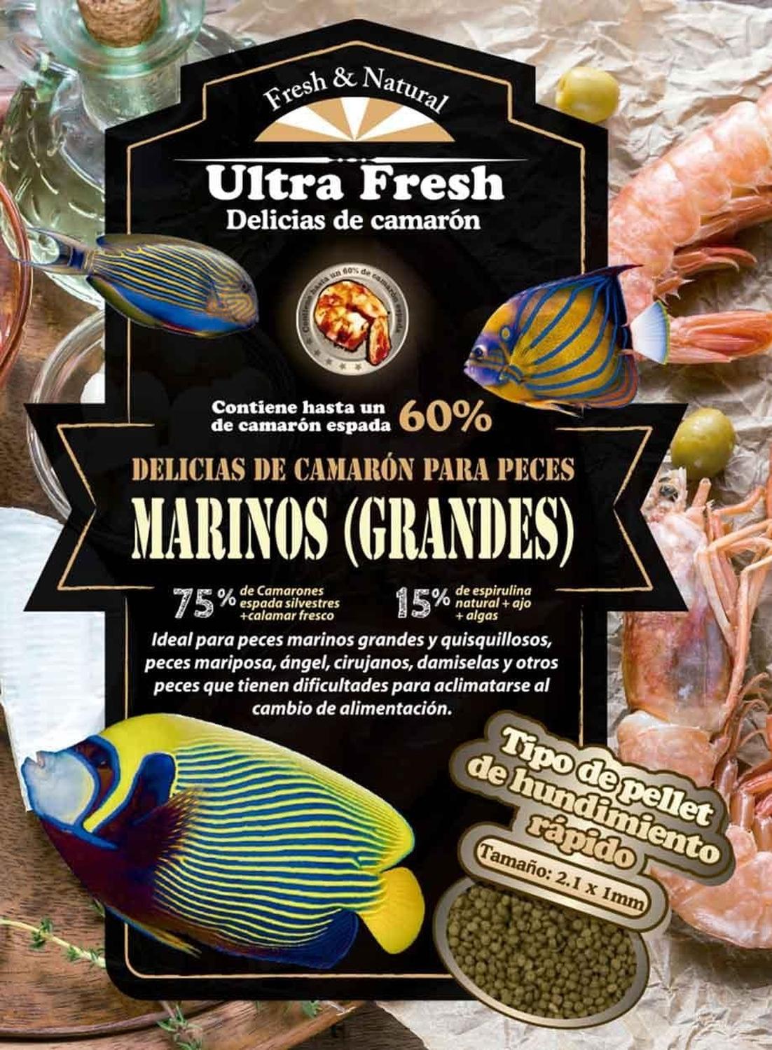Azoo UltraFresh Alimento Delicias camarón peces marinos grandes 580g | G.Valkyria - imagen 6