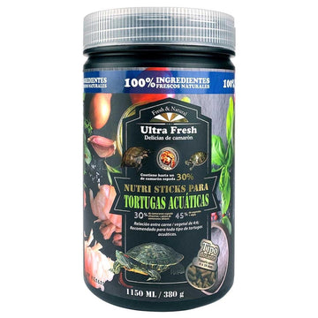 Azoo UltraFresh Alimento Nutri sticks para tortugas acuáticas 380g | G.Valkyria - imagen 1