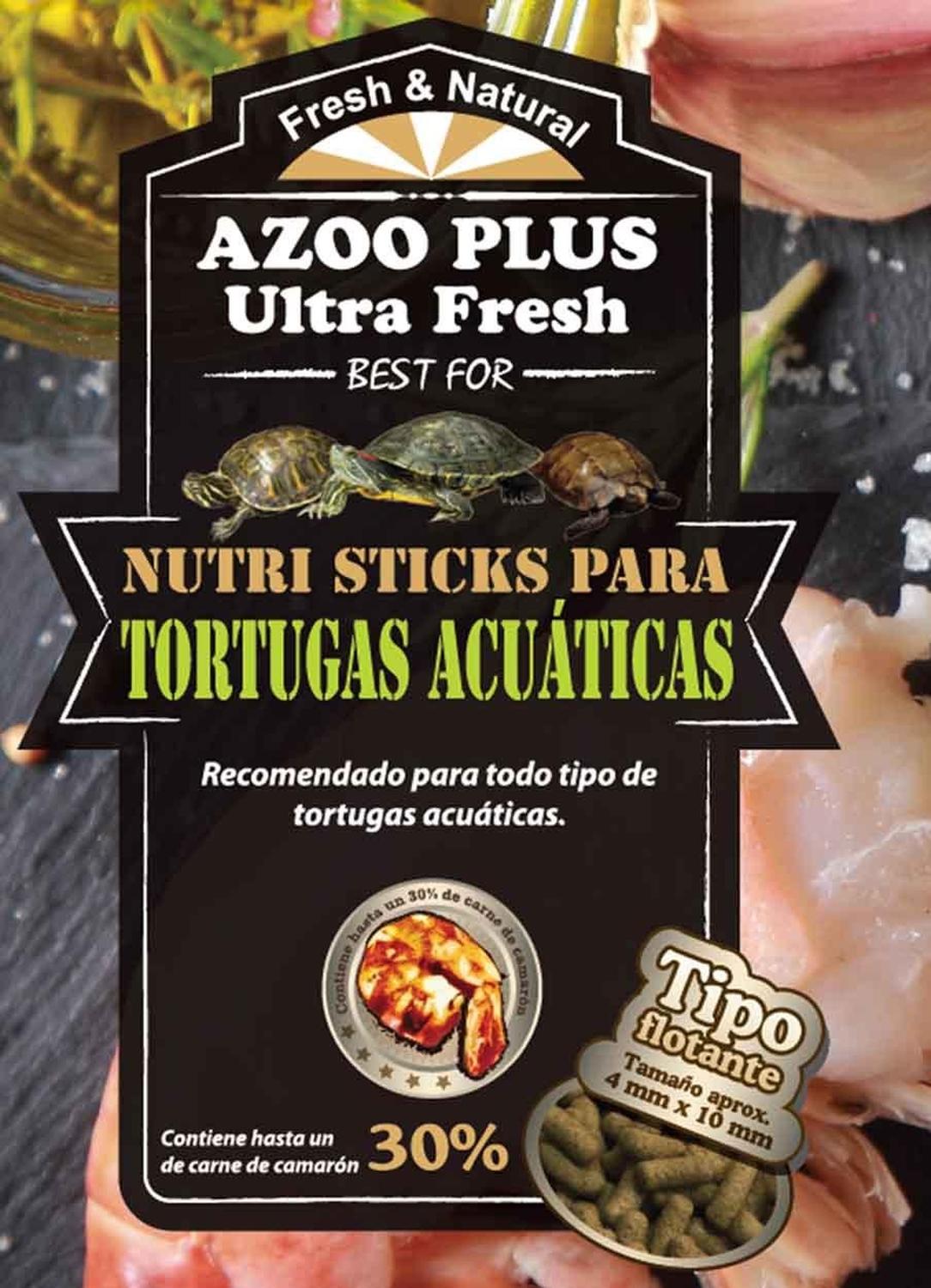 Azoo UltraFresh Alimento Nutri sticks para tortugas acuáticas 380g | G.Valkyria - imagen 5